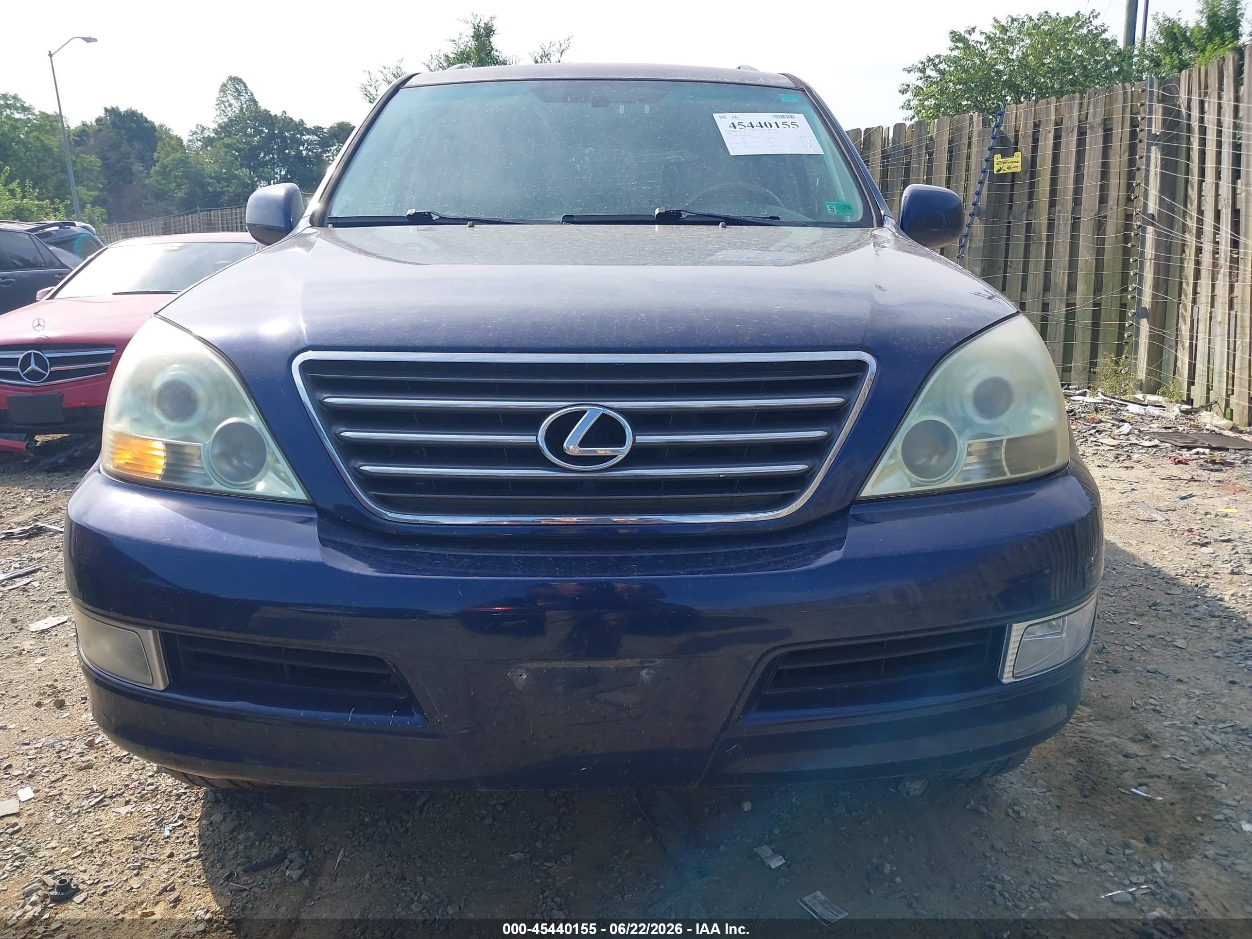 2006 Lexus Gx 470 Blue vin: JTJBT20X160096865