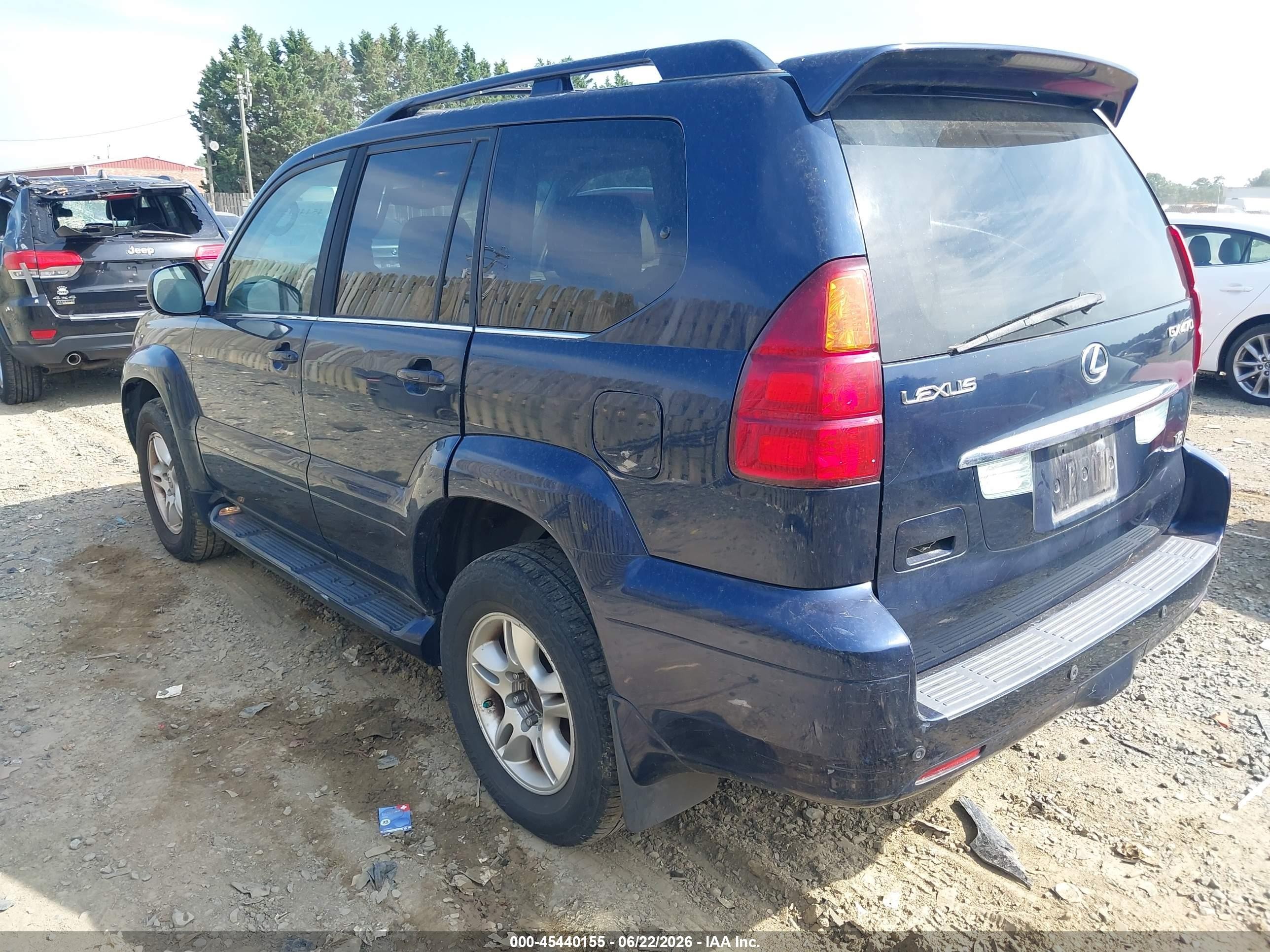 2006 Lexus Gx 470 Blue vin: JTJBT20X160096865