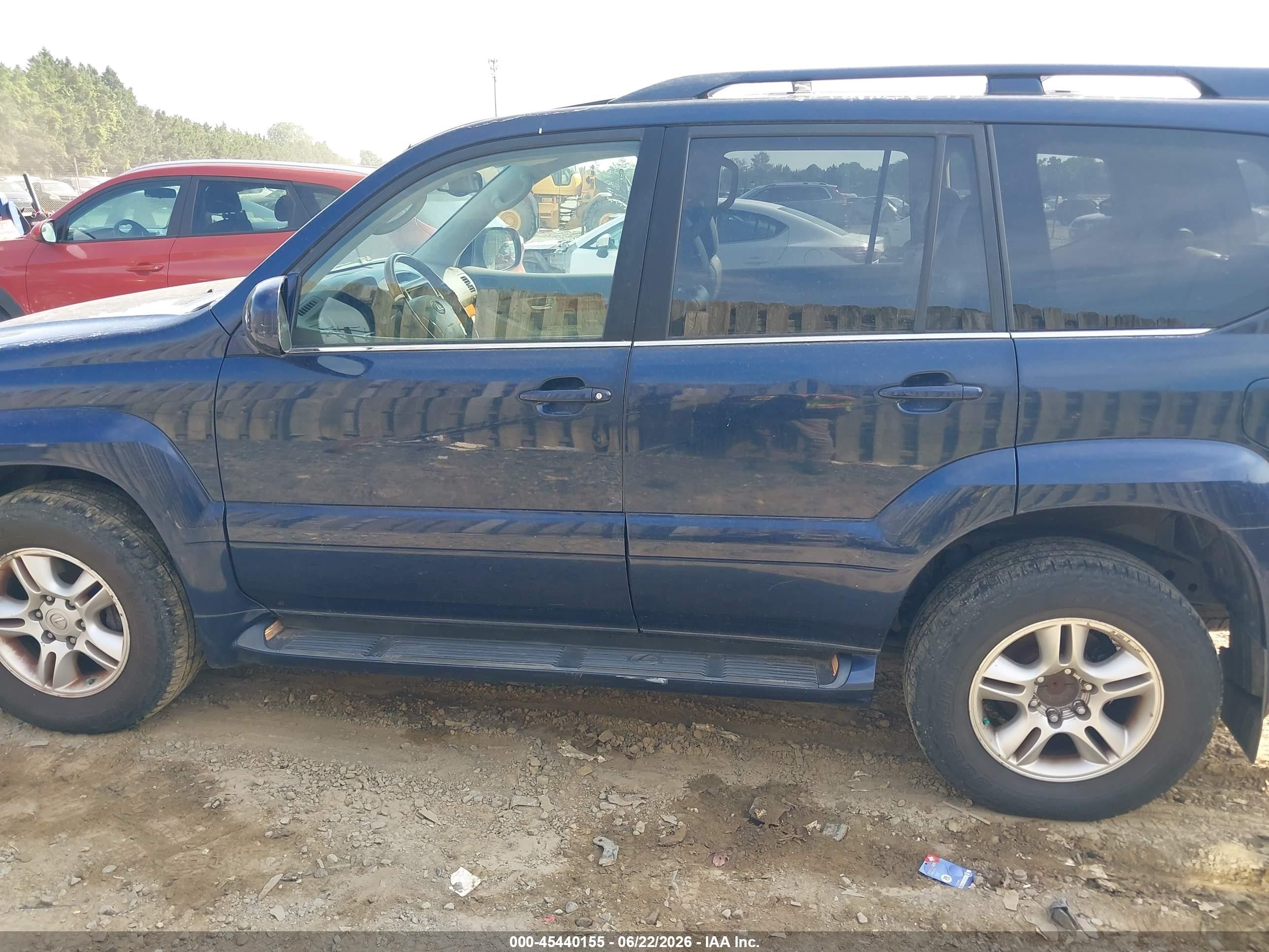 2006 Lexus Gx 470 Blue vin: JTJBT20X160096865