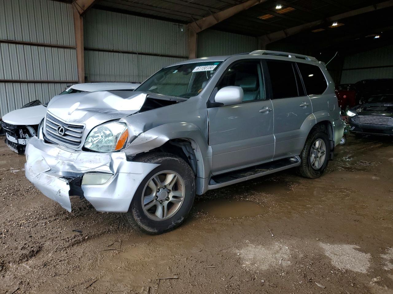 2006 Lexus Gx 470 Silver vin: JTJBT20X160105306