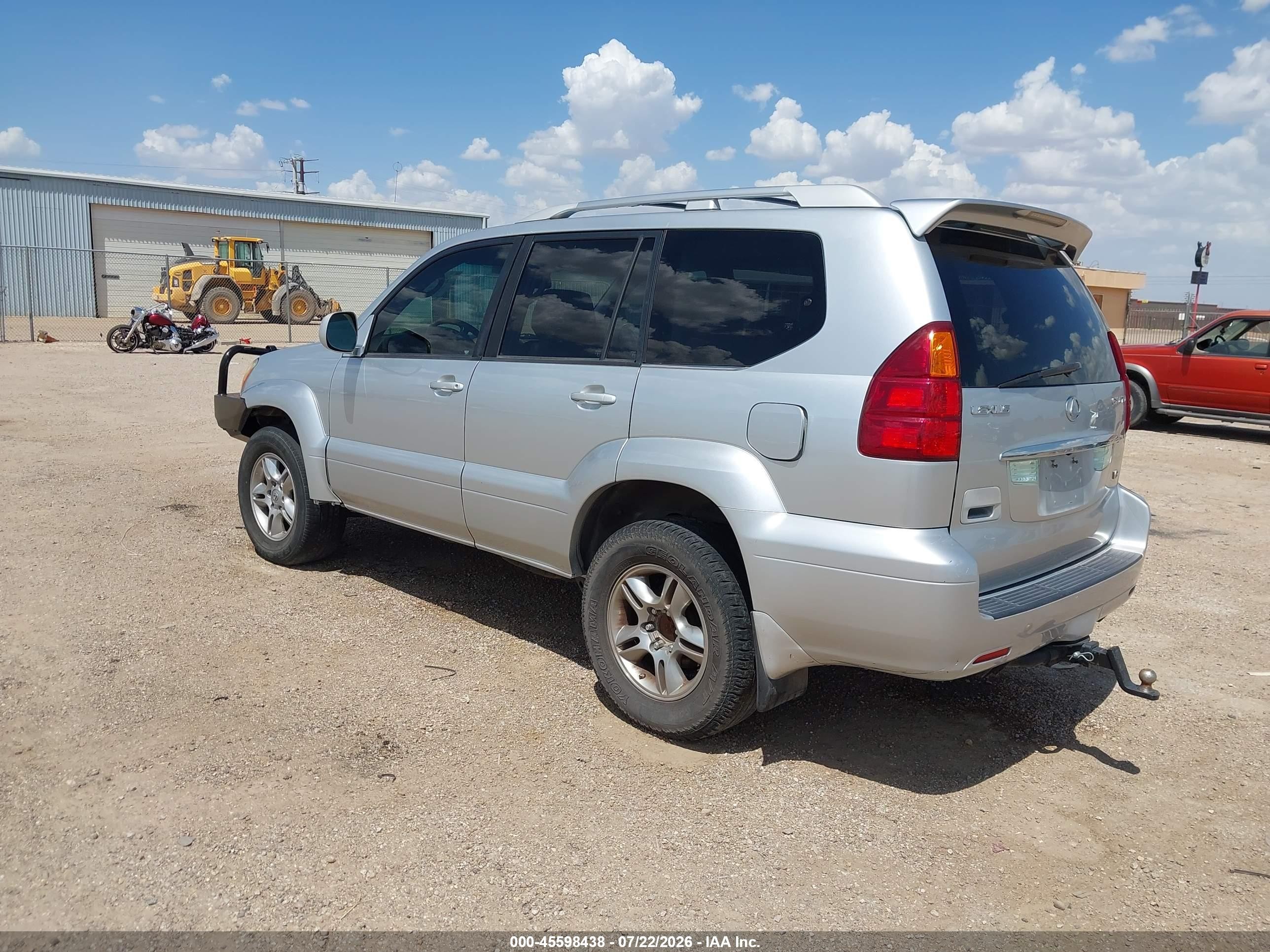 2007 Lexus Gx 470   Silver vin: JTJBT20X170126836