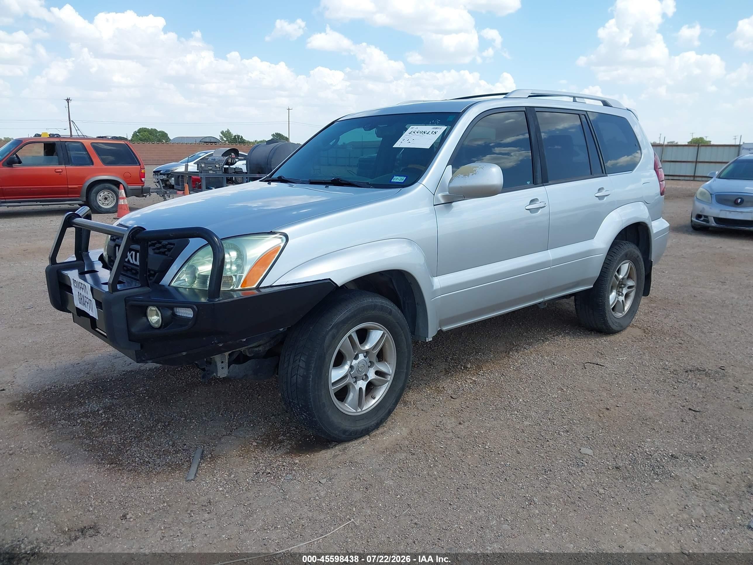 2007 Lexus Gx 470   Silver vin: JTJBT20X170126836