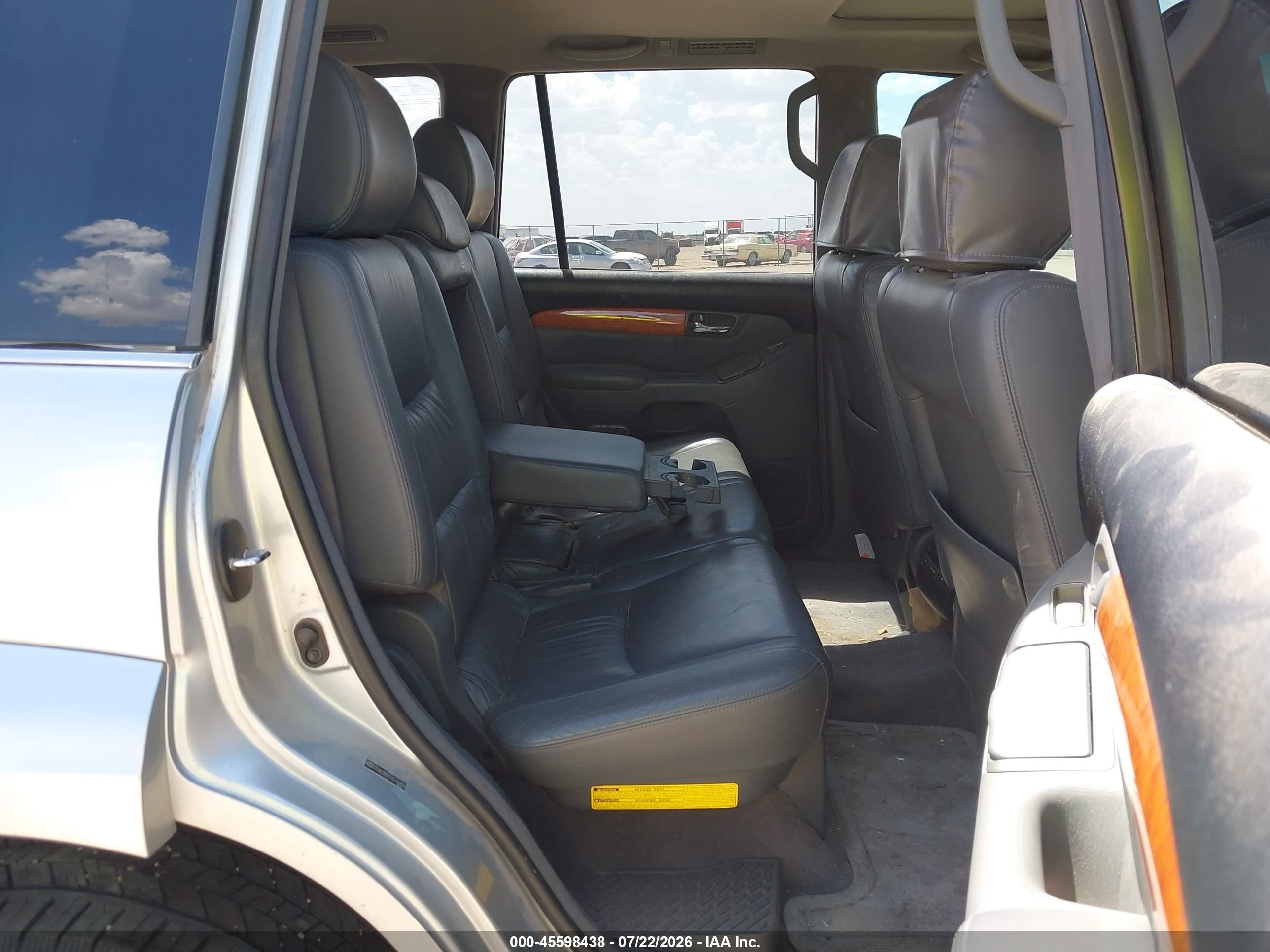 2007 Lexus Gx 470   Silver vin: JTJBT20X170126836