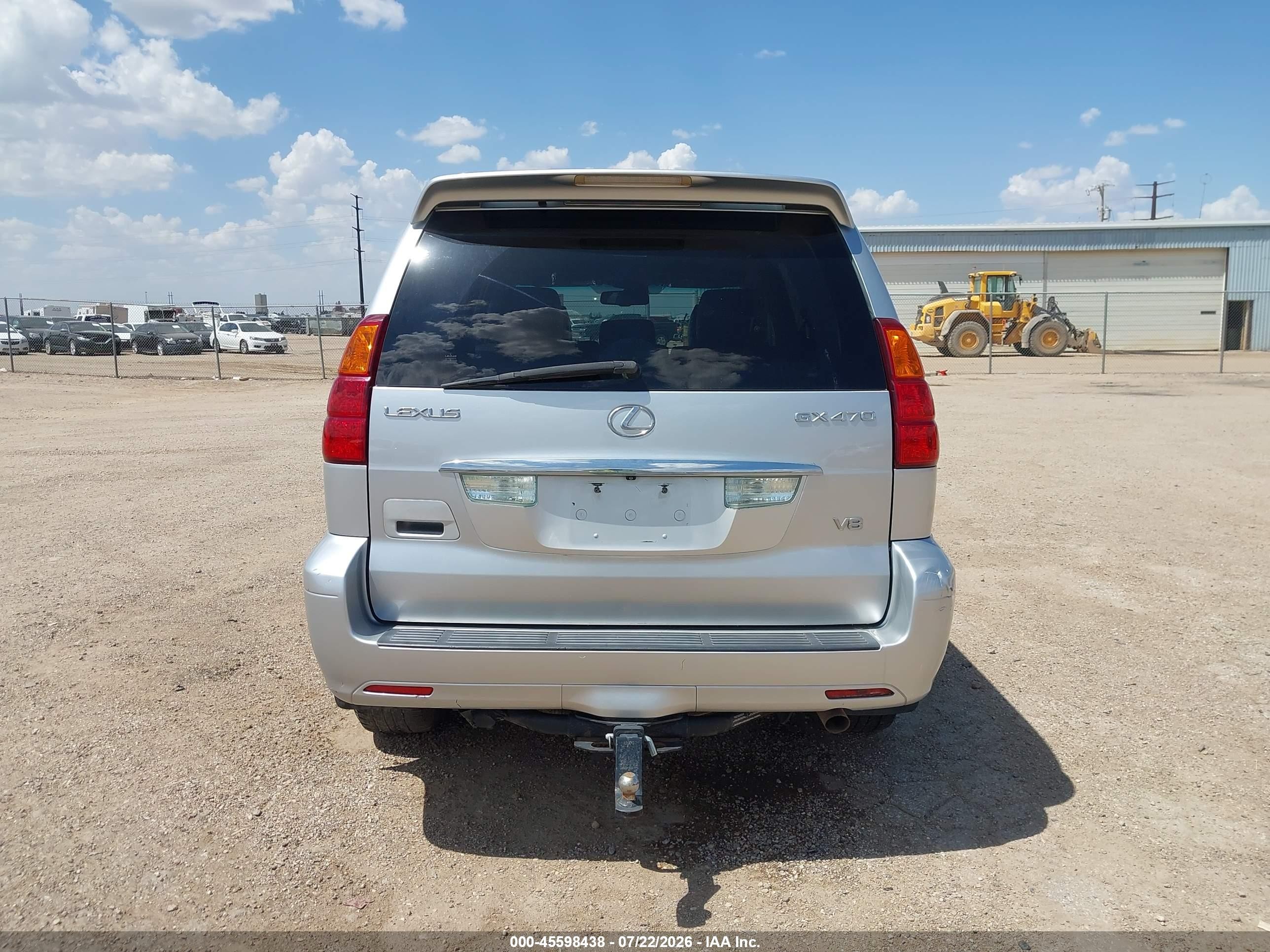2007 Lexus Gx 470   Silver vin: JTJBT20X170126836