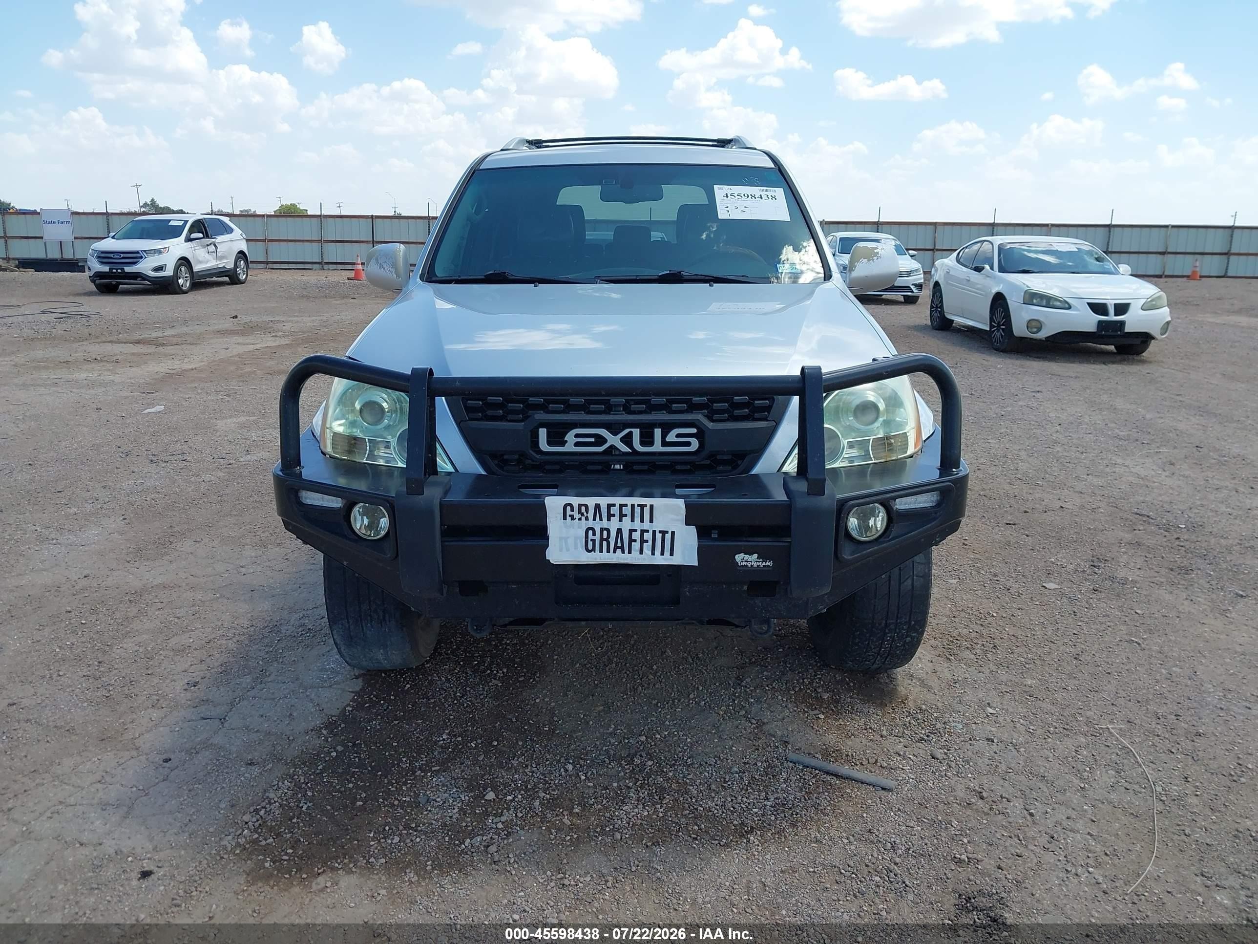 2007 Lexus Gx 470   Silver vin: JTJBT20X170126836