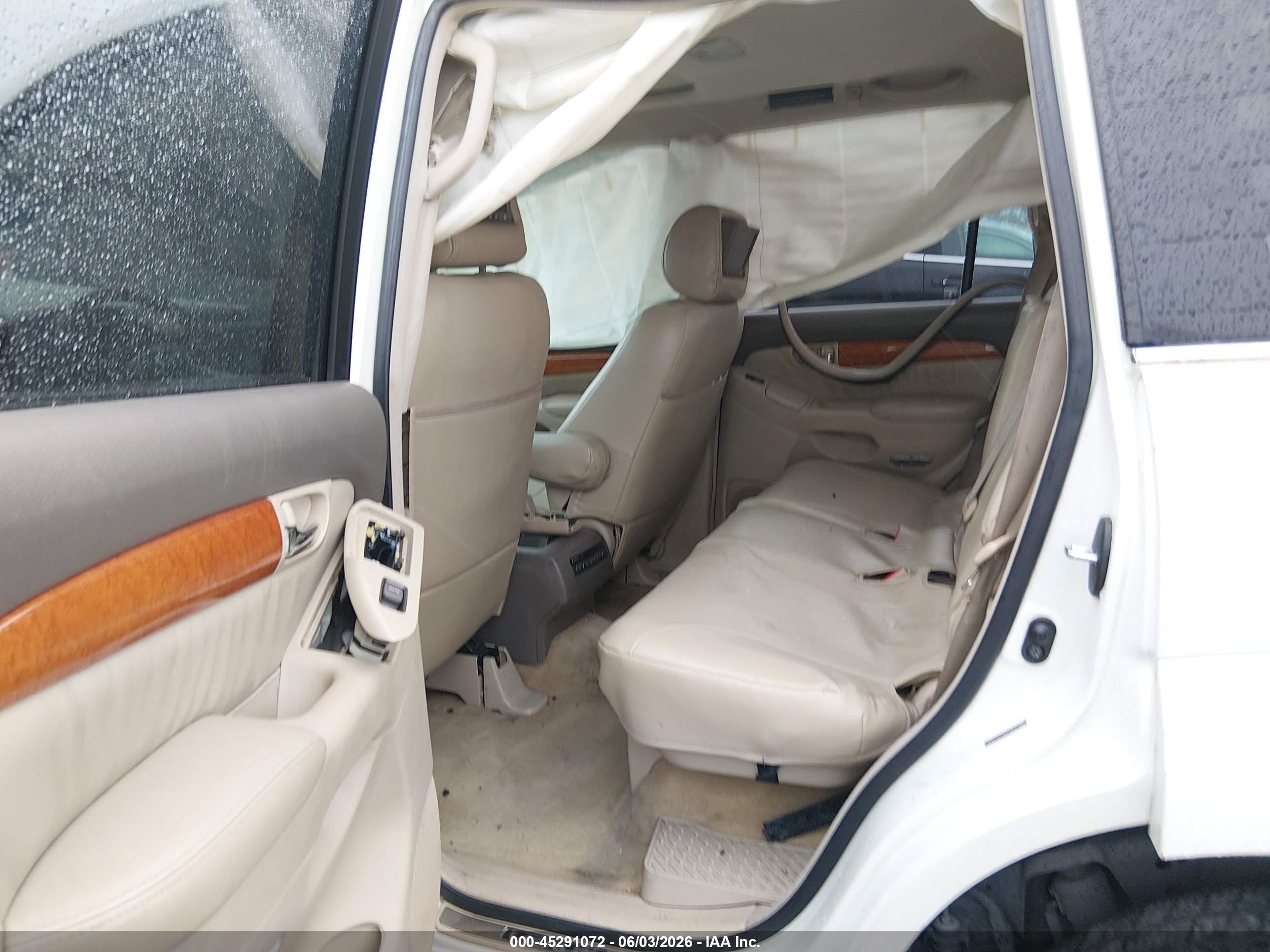 2007 Lexus Gx 470   White vin: JTJBT20X170131955