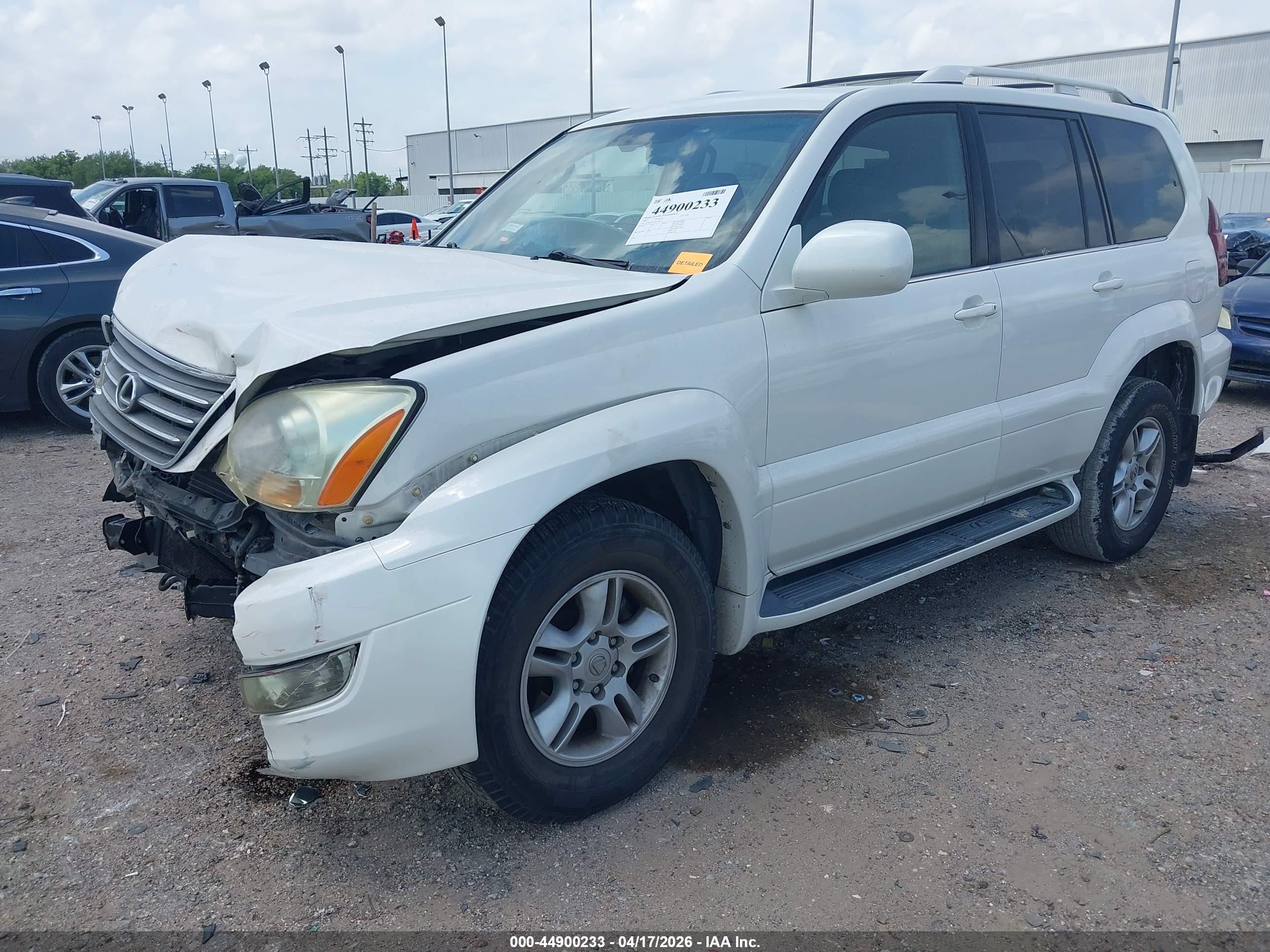 2007 Lexus Gx 470   Белый vin: JTJBT20X170134449