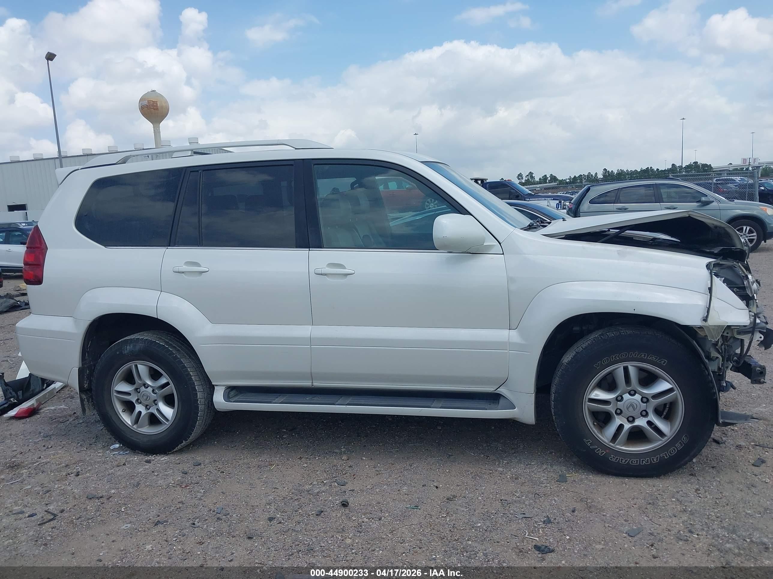 2007 Lexus Gx 470   Белый vin: JTJBT20X170134449