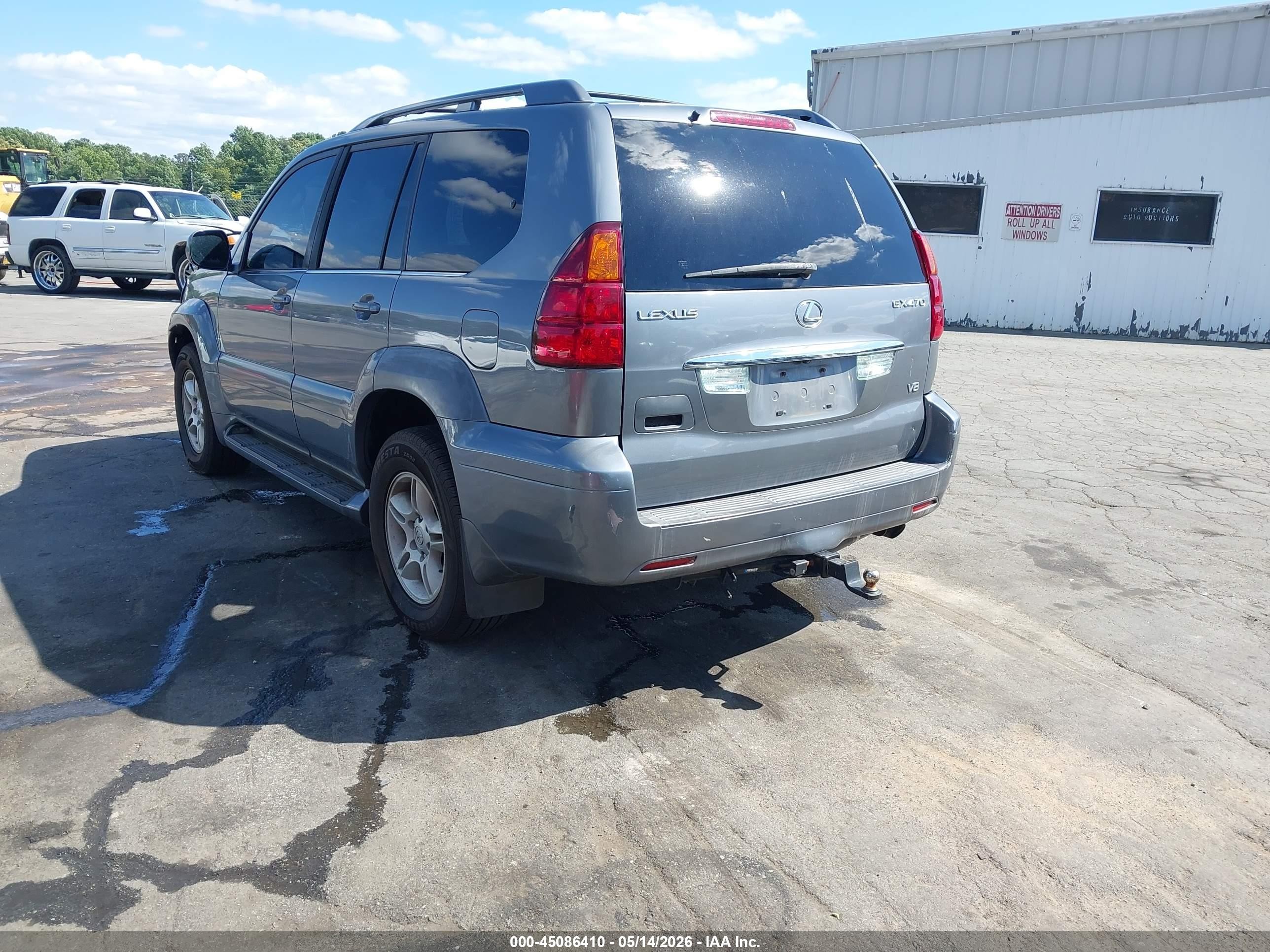 2007 Lexus Gx 470   Gray vin: JTJBT20X170140977