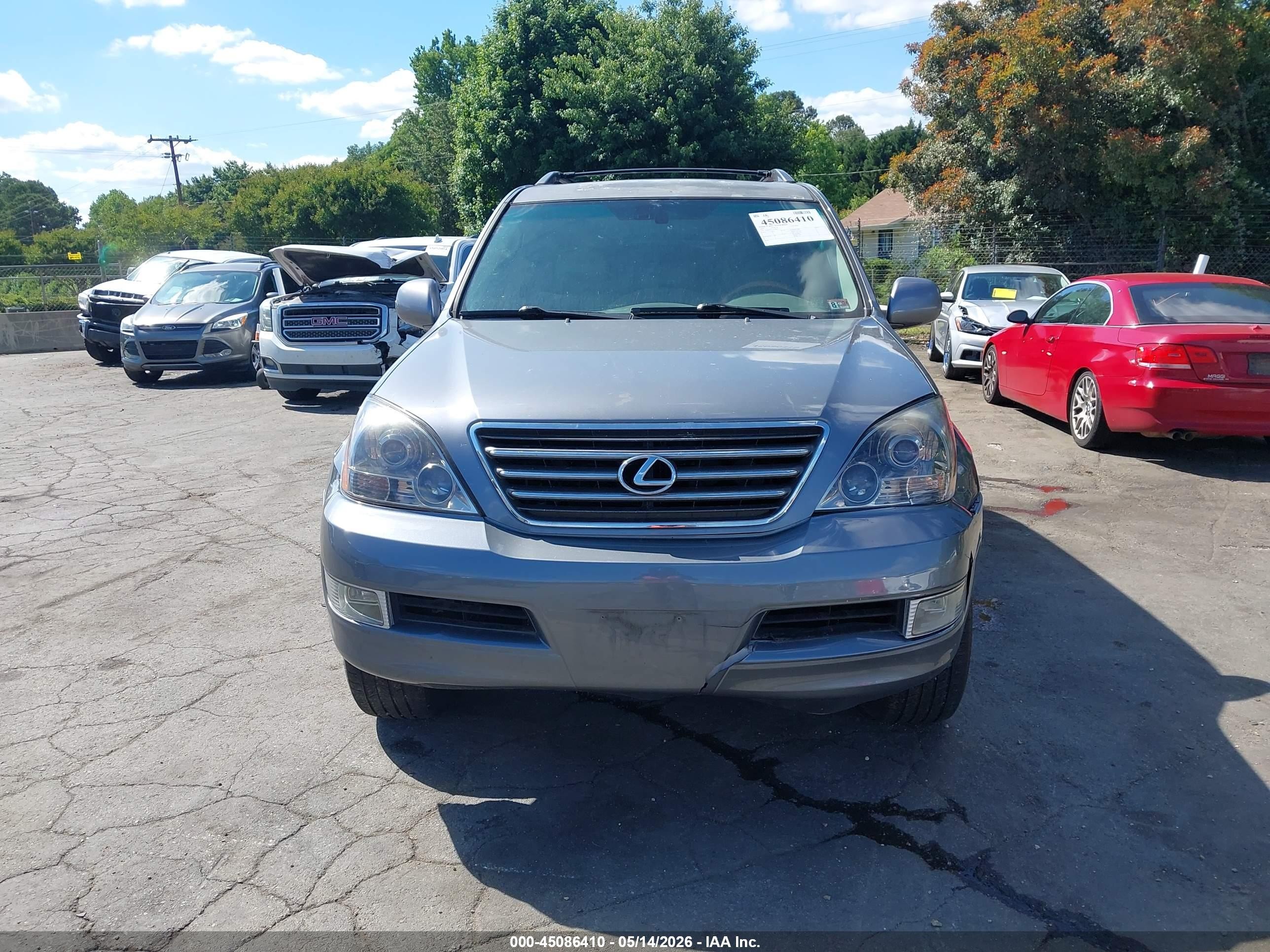 2007 Lexus Gx 470   Gray vin: JTJBT20X170140977