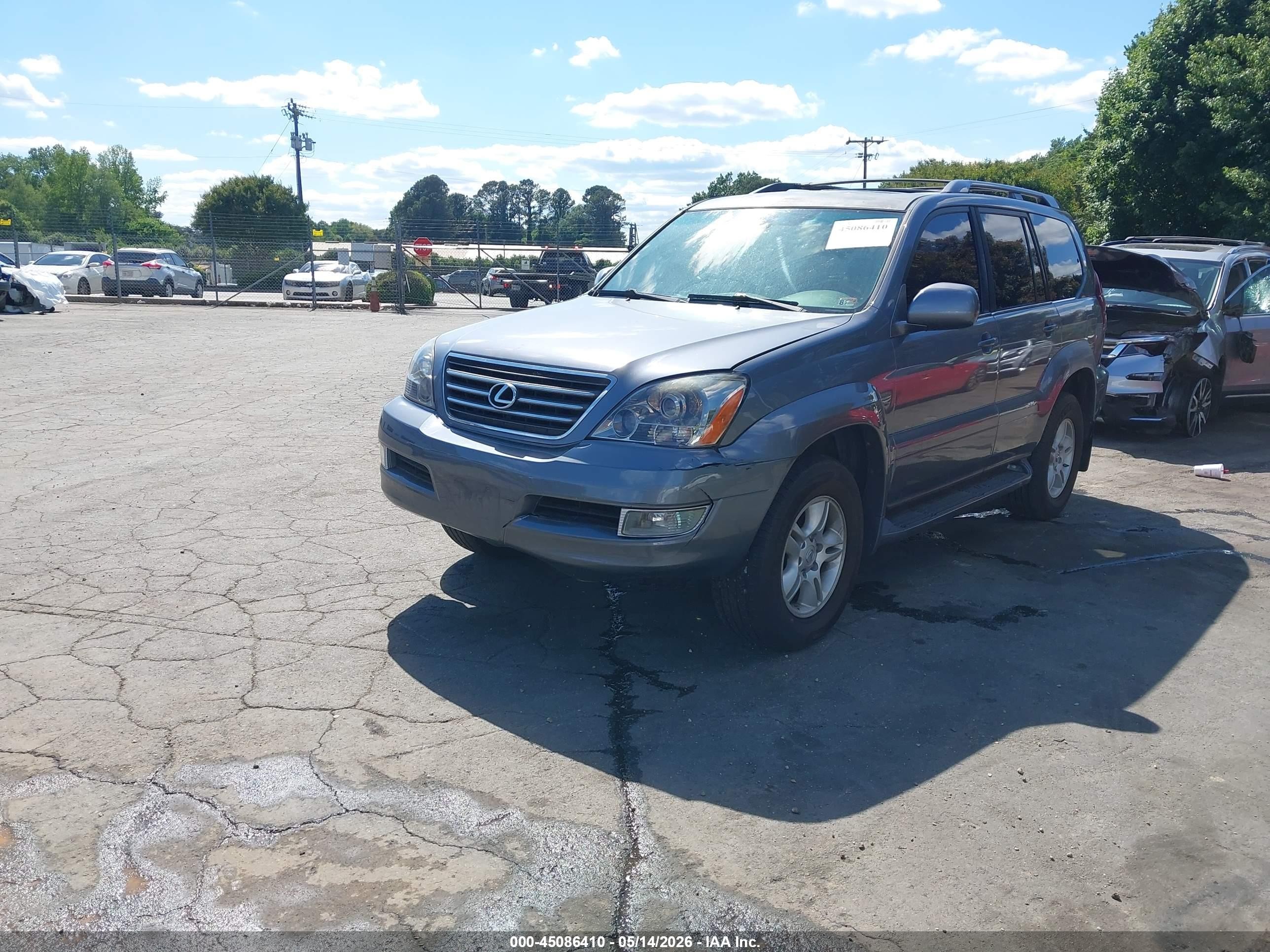 2007 Lexus Gx 470   Gray vin: JTJBT20X170140977