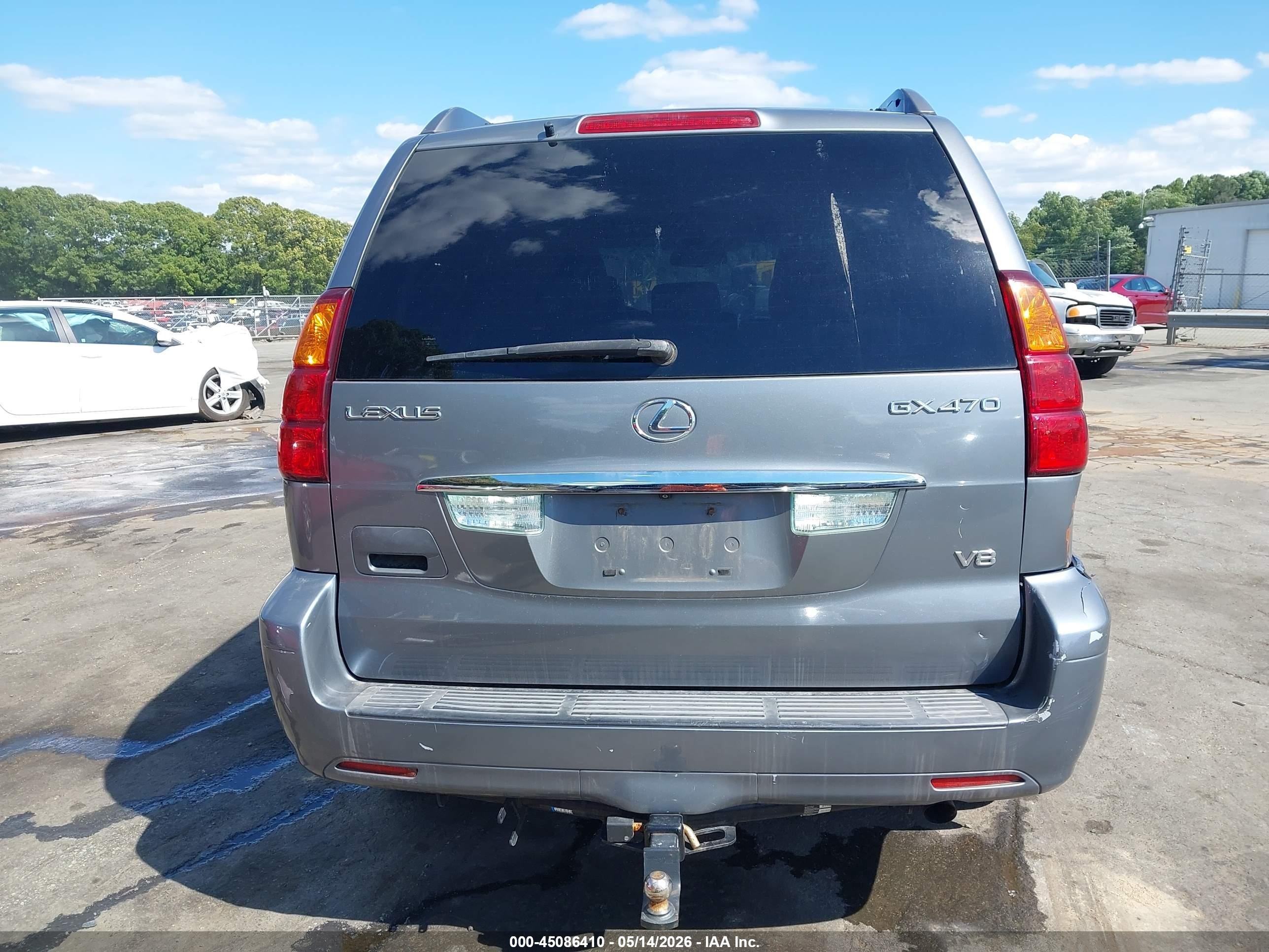 2007 Lexus Gx 470   Gray vin: JTJBT20X170140977