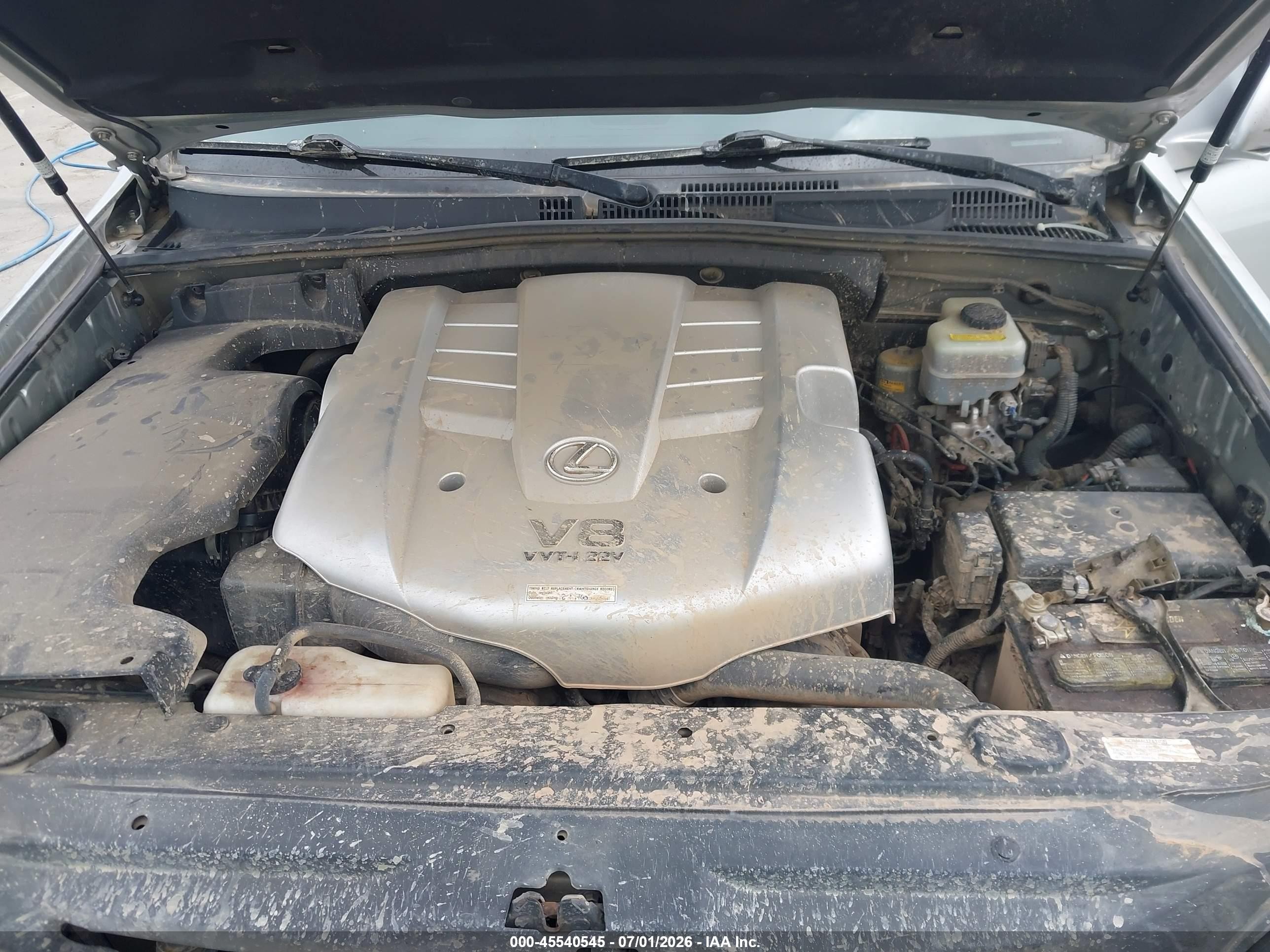 2007 Lexus Gx 470   Silver vin: JTJBT20X170142406