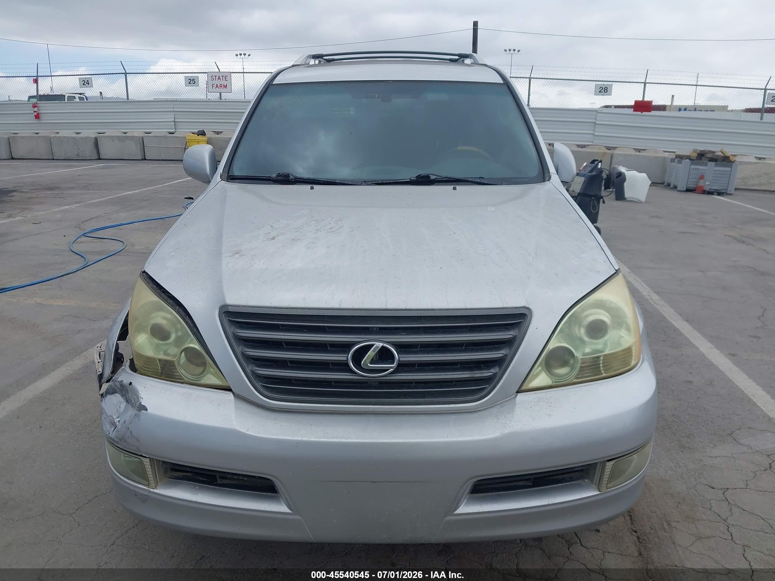 2007 Lexus Gx 470   Silver vin: JTJBT20X170142406