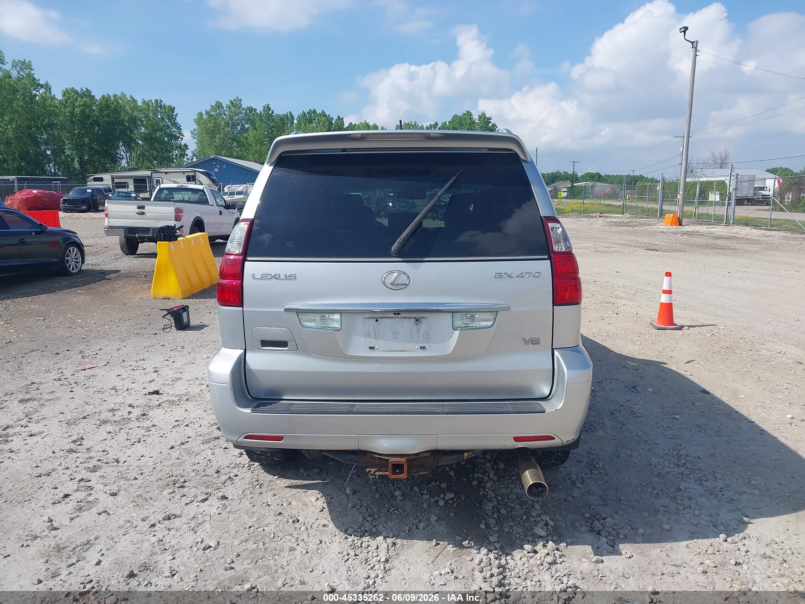 2008 Lexus Gx 470   Silver vin: JTJBT20X180167520