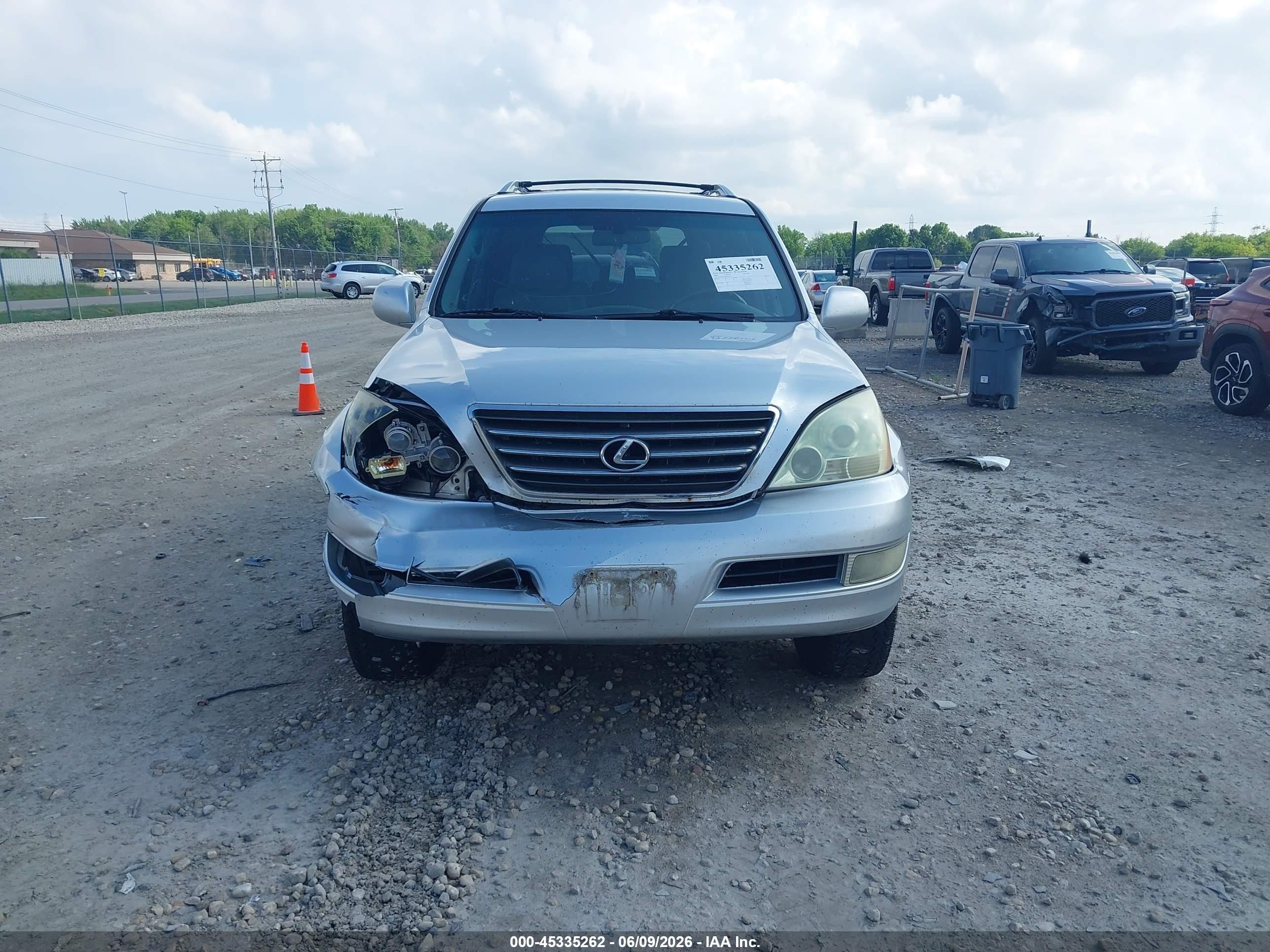 2008 Lexus Gx 470   Silver vin: JTJBT20X180167520