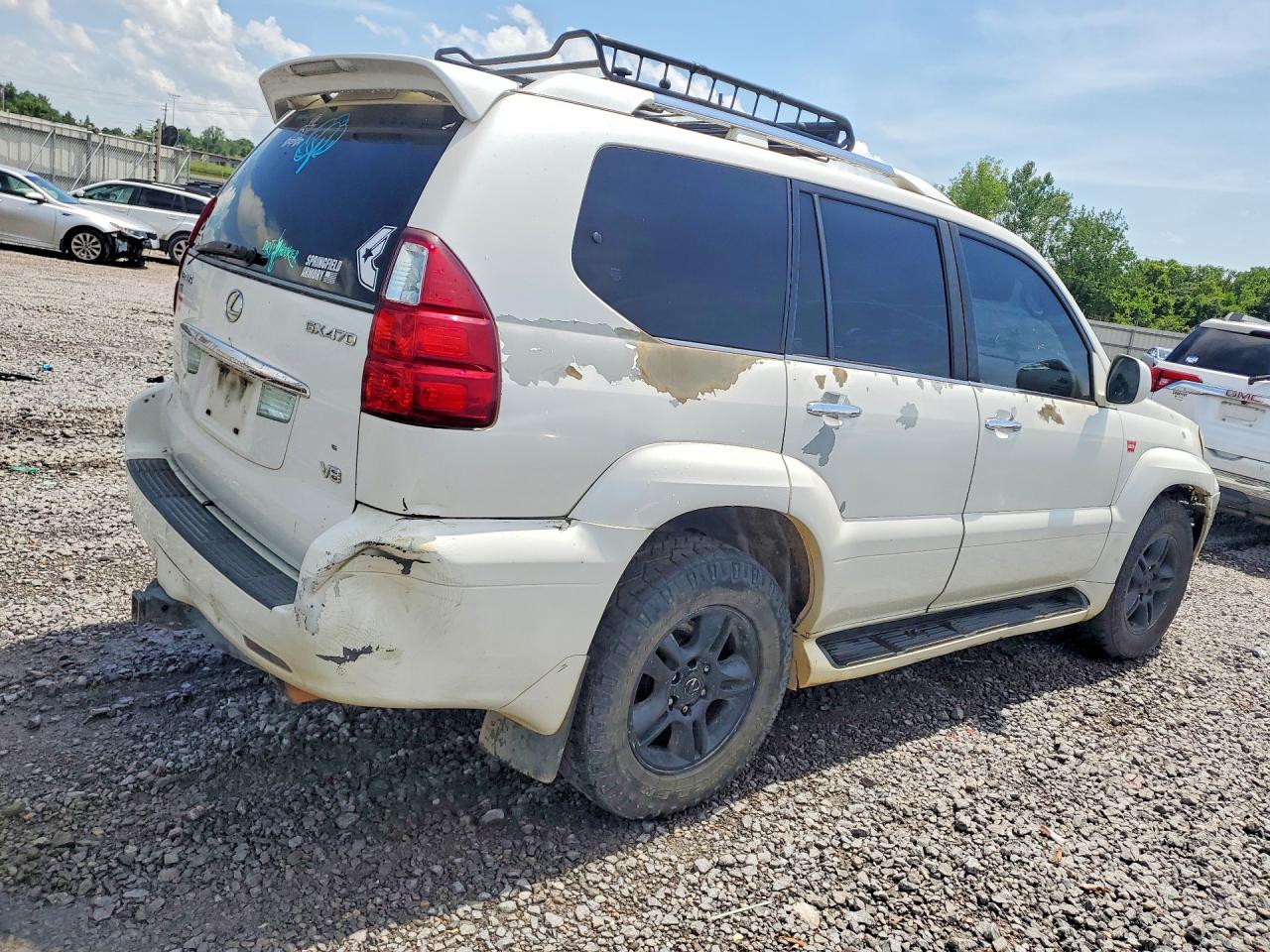 2008 Lexus Gx 470 Белый vin: JTJBT20X180170868