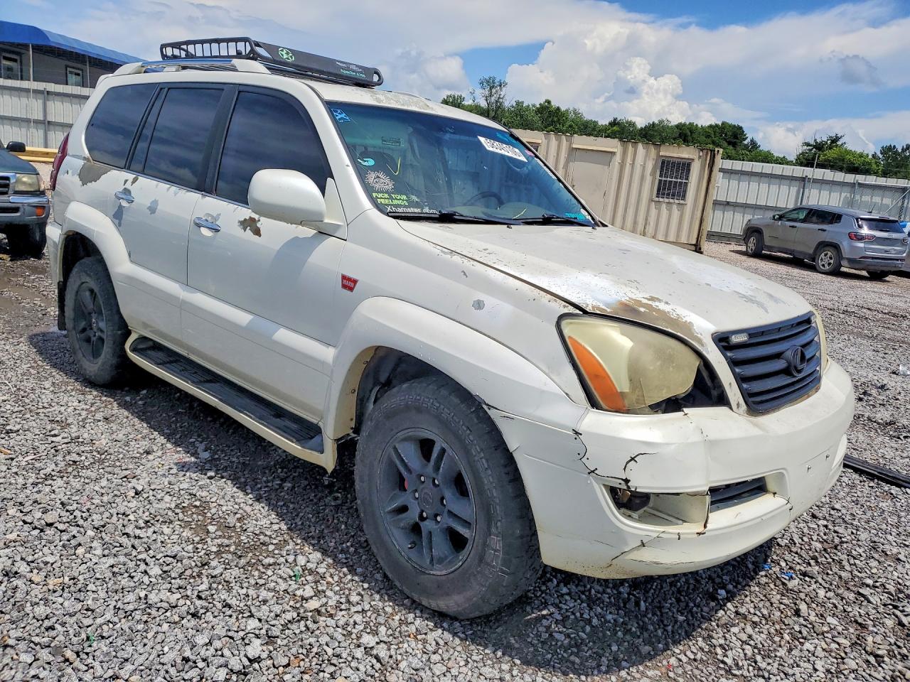 2008 Lexus Gx 470 Белый vin: JTJBT20X180170868