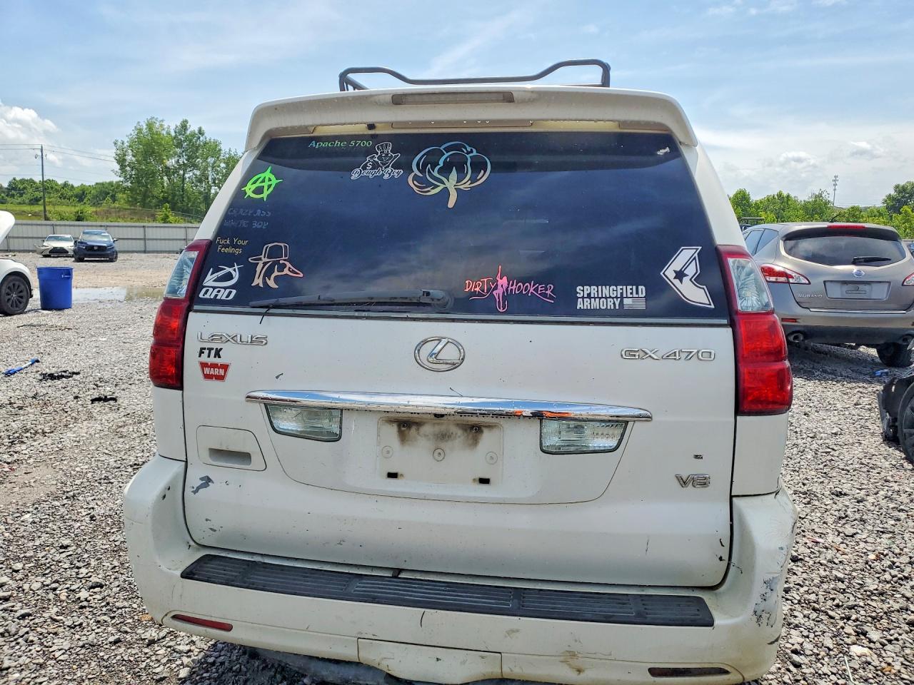 2008 Lexus Gx 470 Белый vin: JTJBT20X180170868