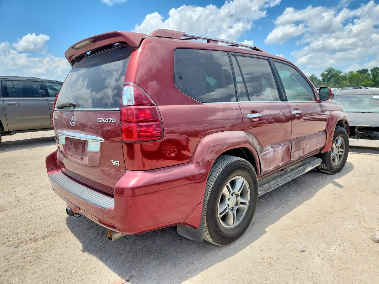 2009 Lexus Gx 470 Burgundy vin: JTJBT20X190176333