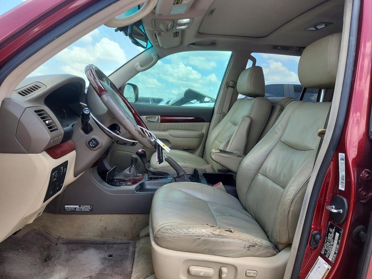 2009 Lexus Gx 470 Burgundy vin: JTJBT20X190176333