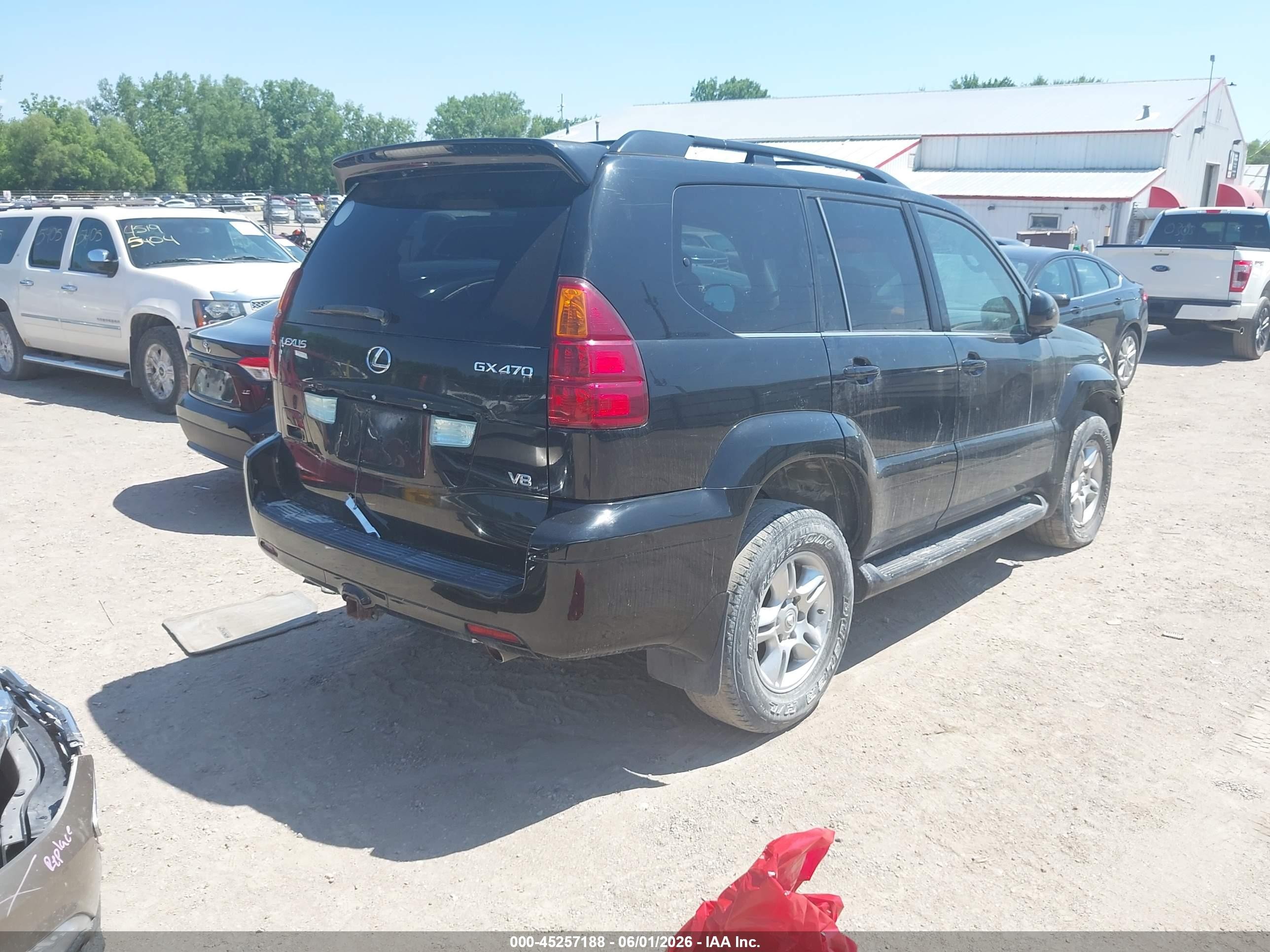 2003 Lexus Gx 470   Черный vin: JTJBT20X230008661