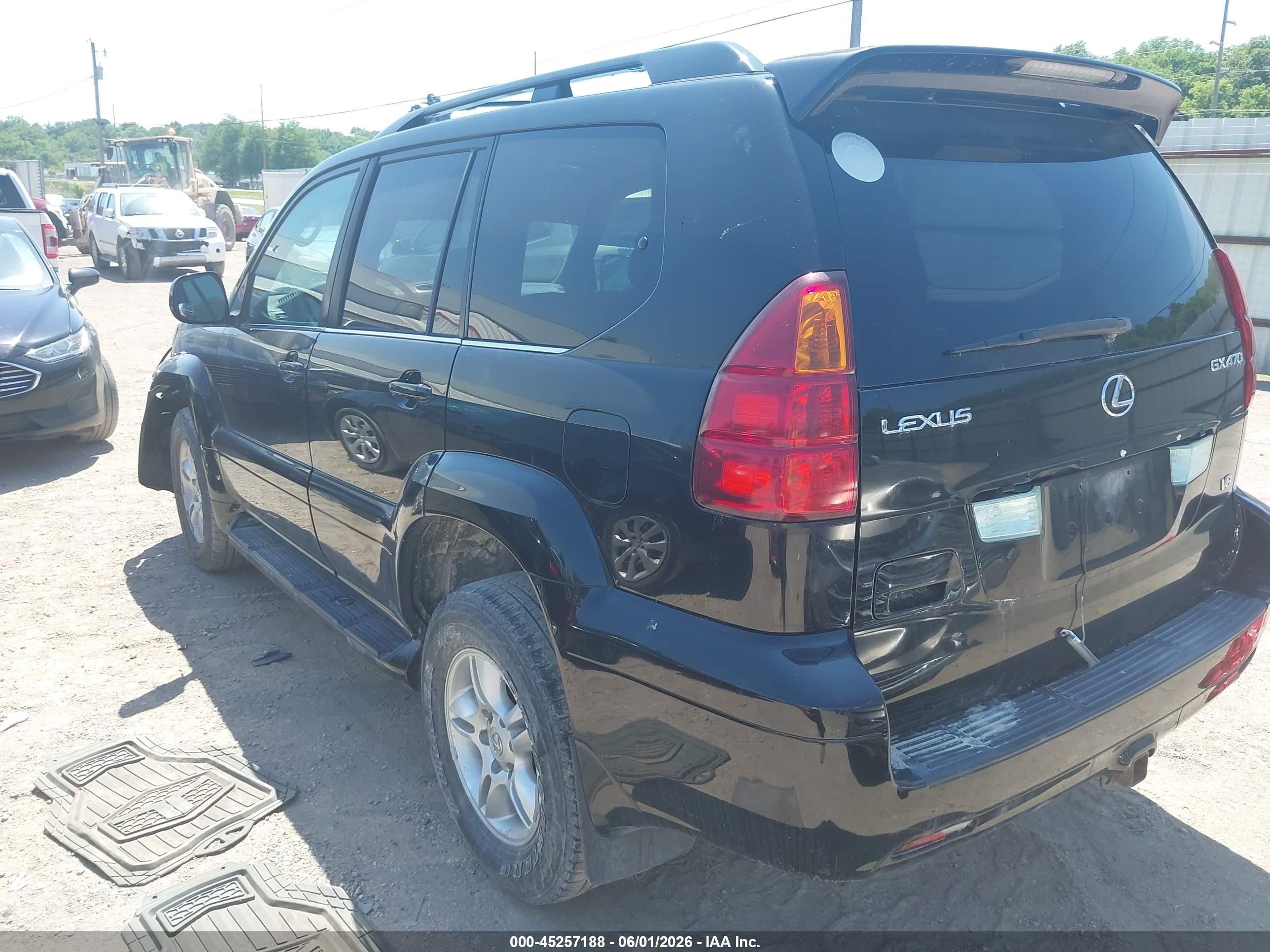 2003 Lexus Gx 470   Черный vin: JTJBT20X230008661
