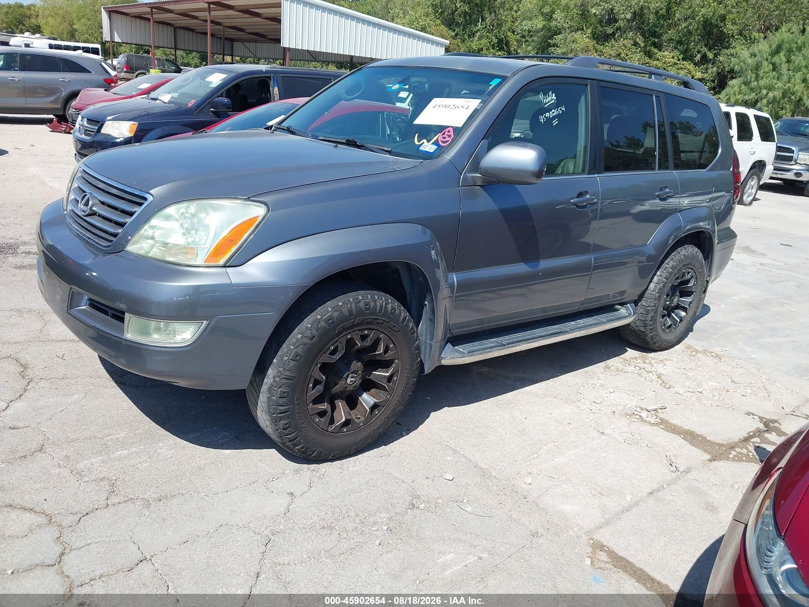 2003 Lexus Gx 470   Gray vin: JTJBT20X230014962
