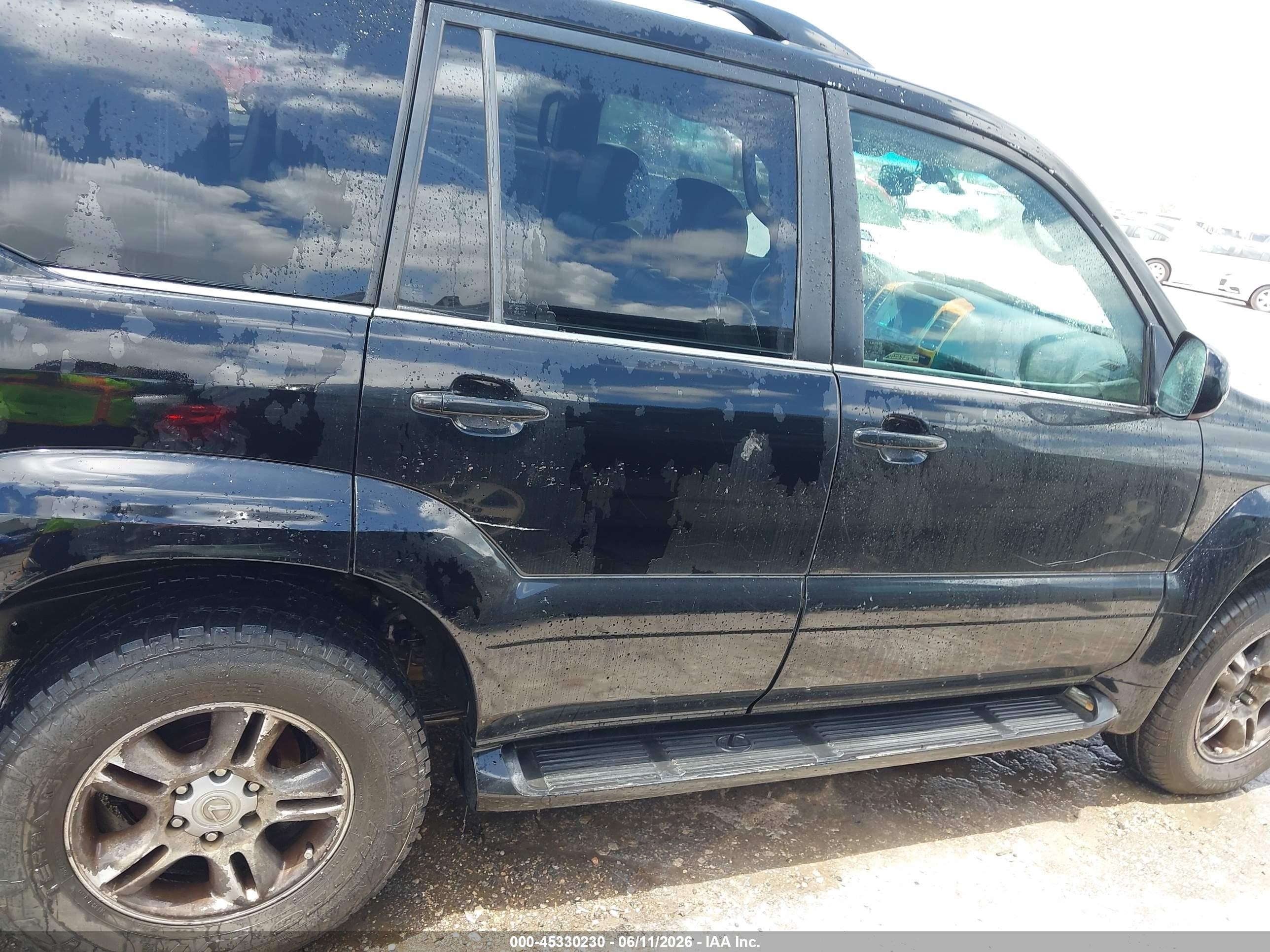 2004 Lexus Gx 470   Black vin: JTJBT20X240027955