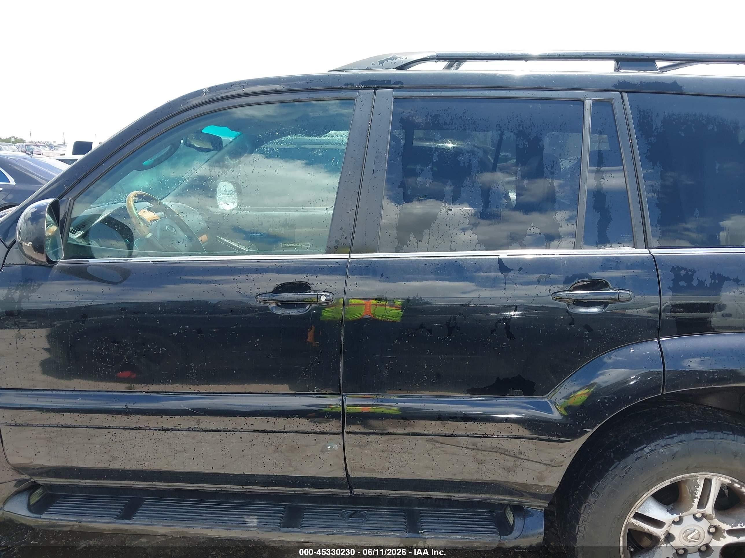 2004 Lexus Gx 470   Black vin: JTJBT20X240027955