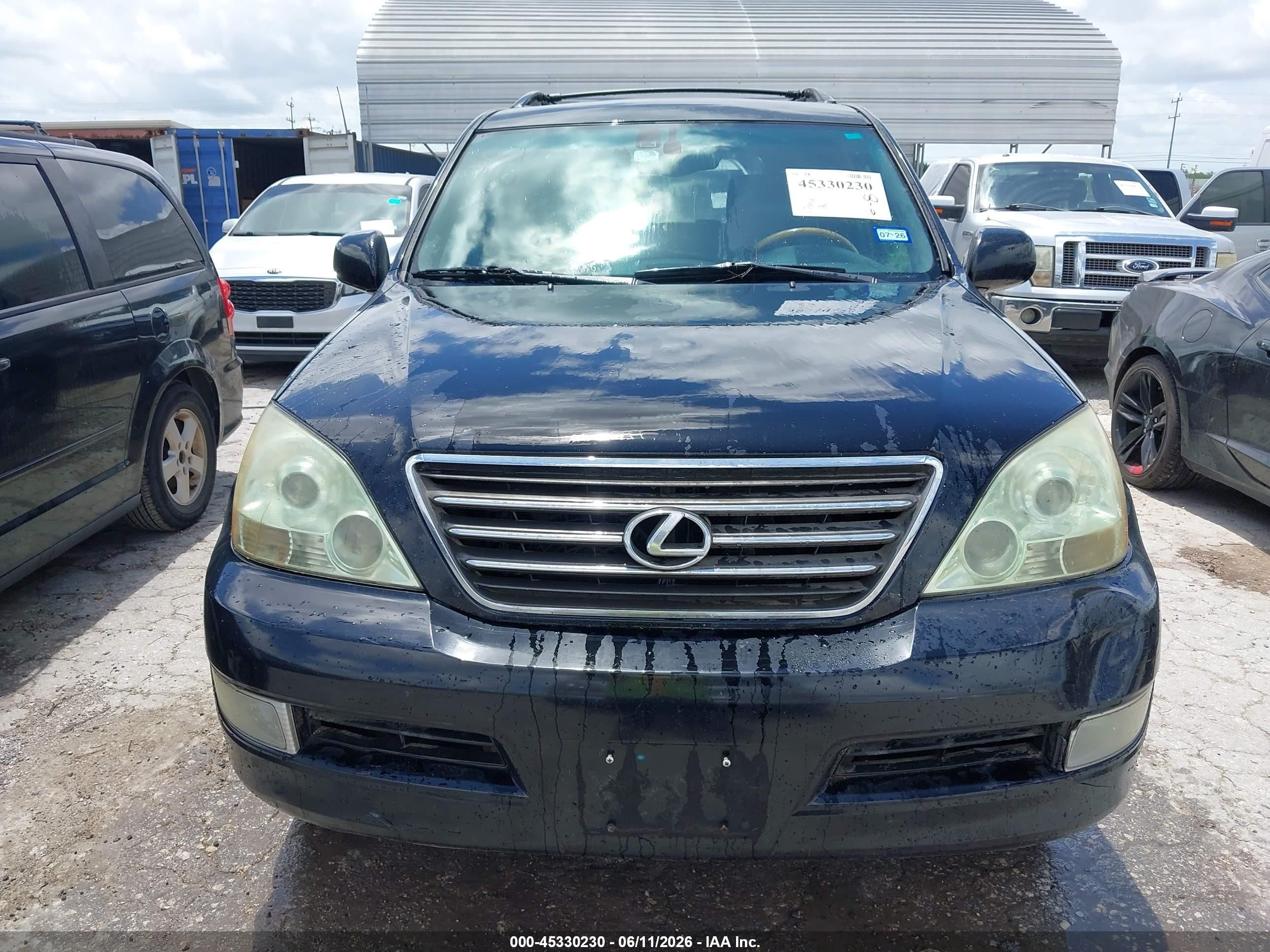 2004 Lexus Gx 470   Black vin: JTJBT20X240027955