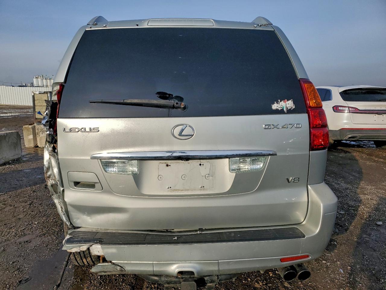 2004 Lexus Gx 470 Silver vin: JTJBT20X240033352