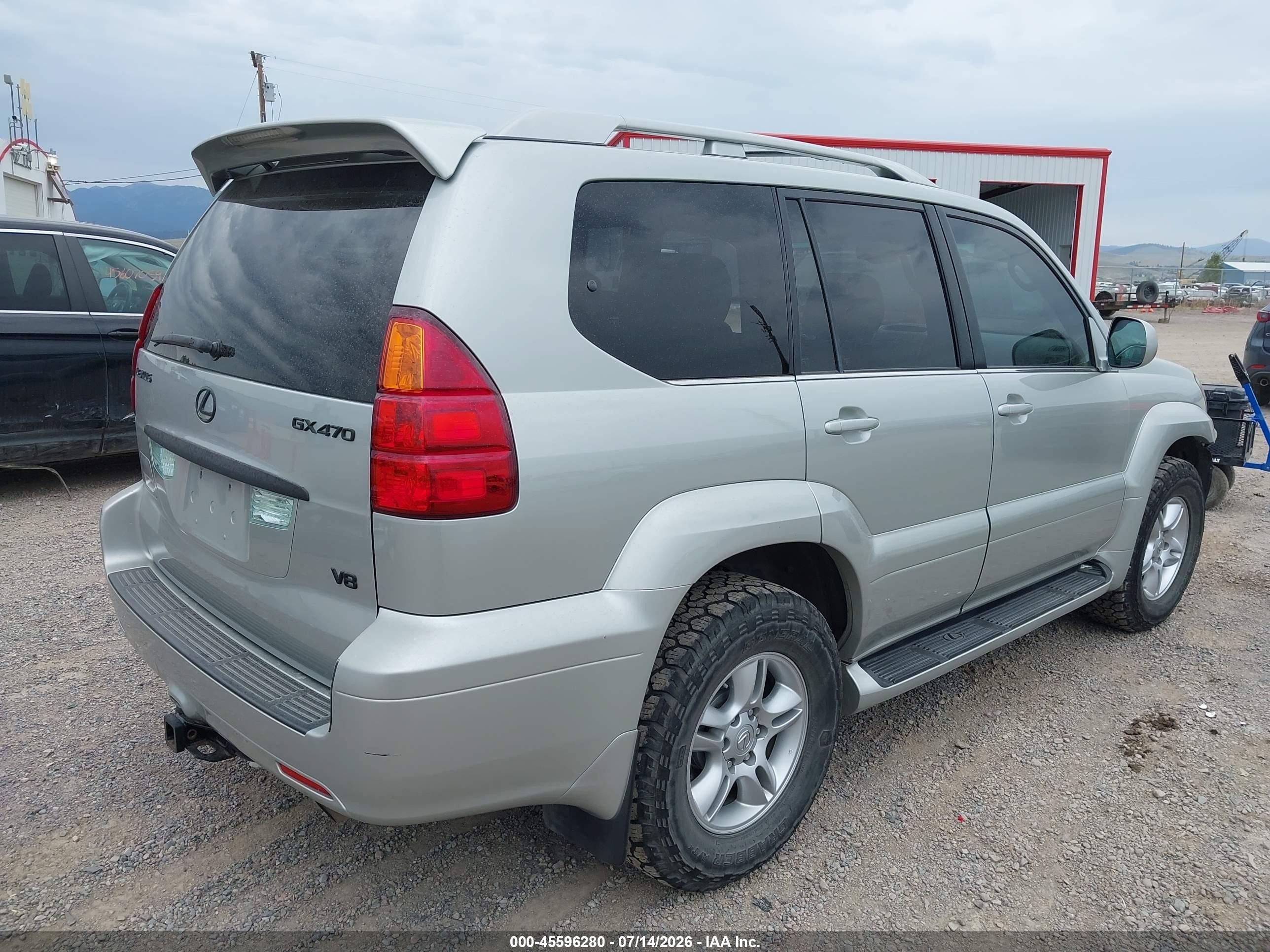 2004 Lexus Gx 470   Silver vin: JTJBT20X240035537