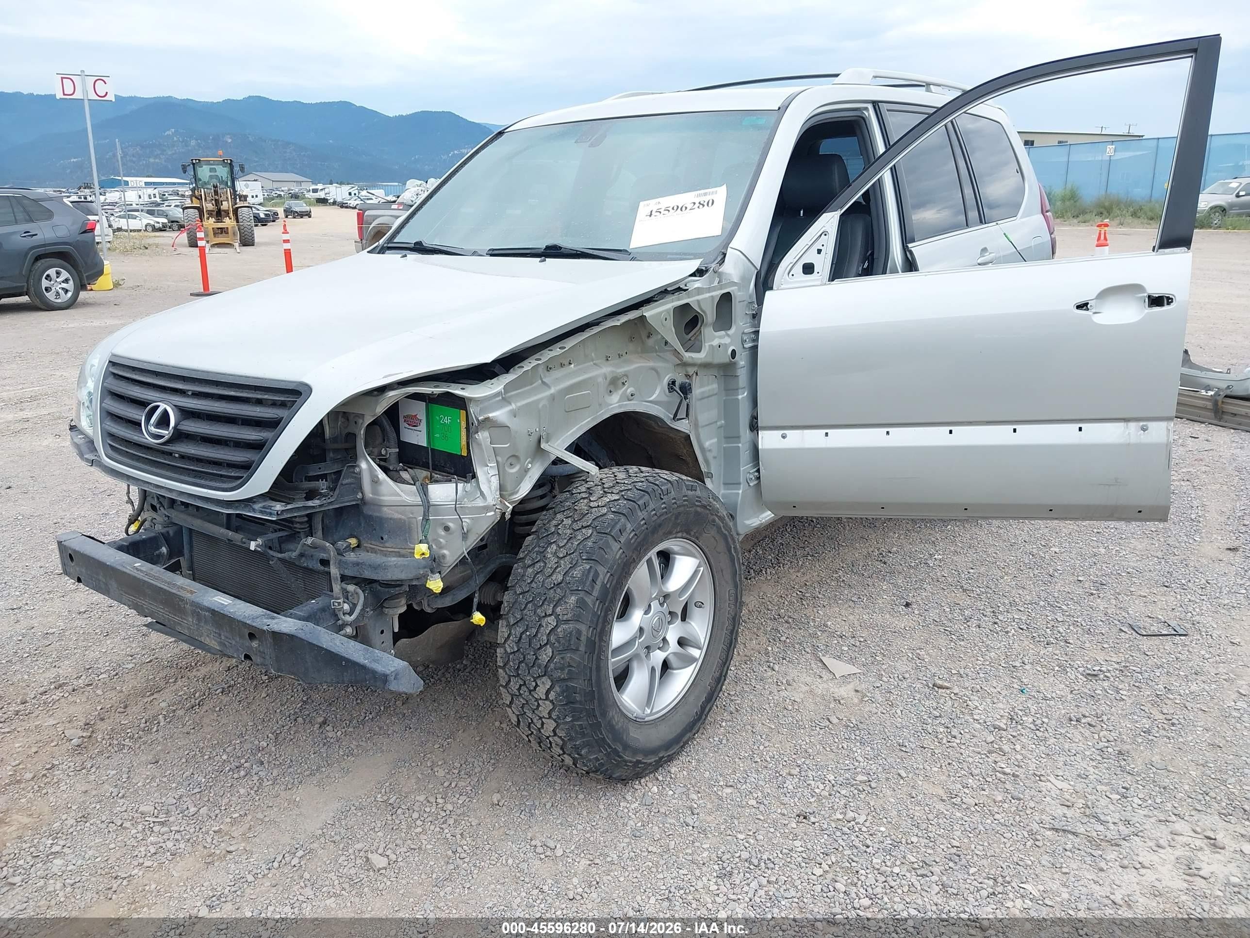 2004 Lexus Gx 470   Silver vin: JTJBT20X240035537