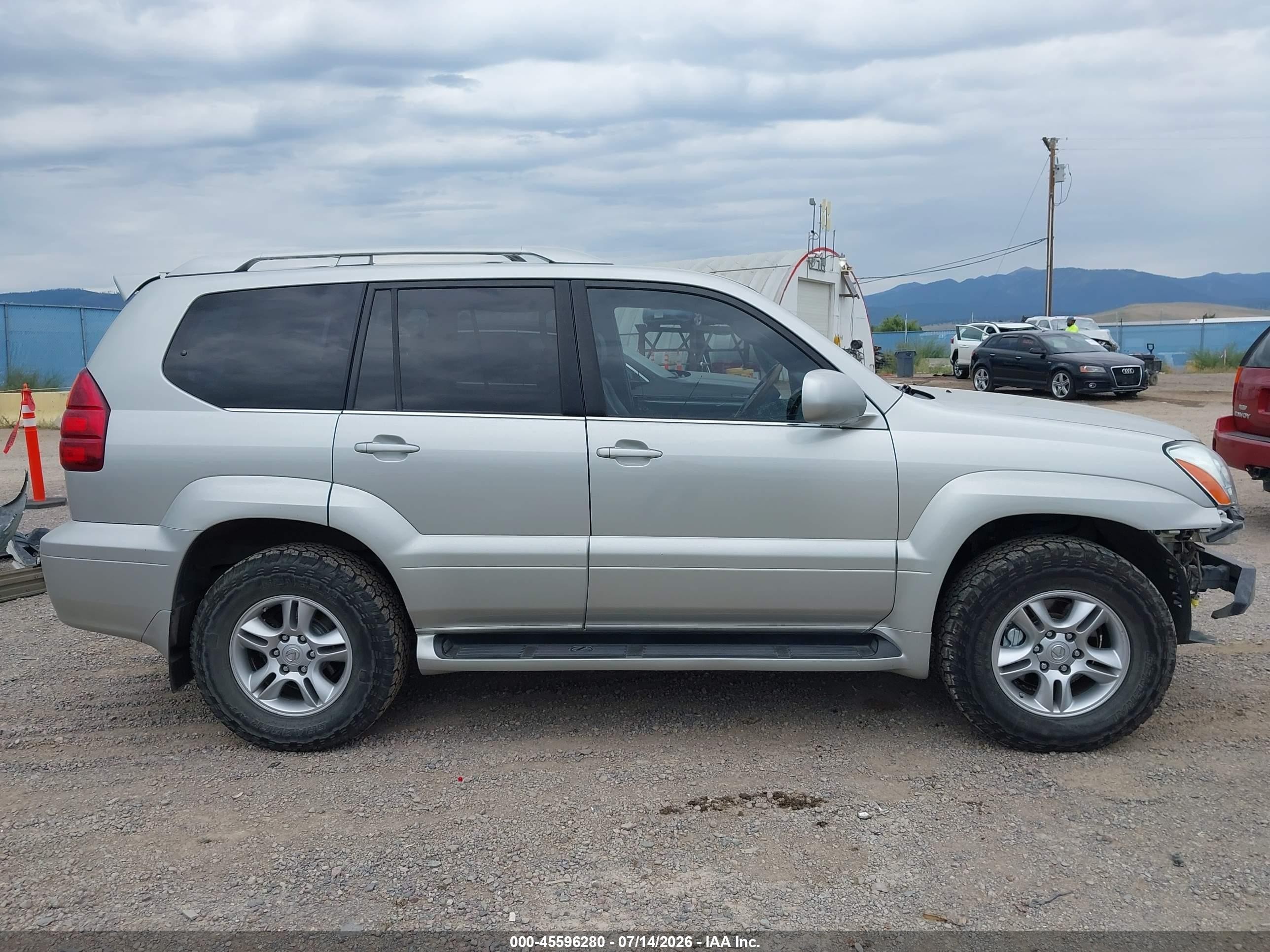 2004 Lexus Gx 470   Silver vin: JTJBT20X240035537