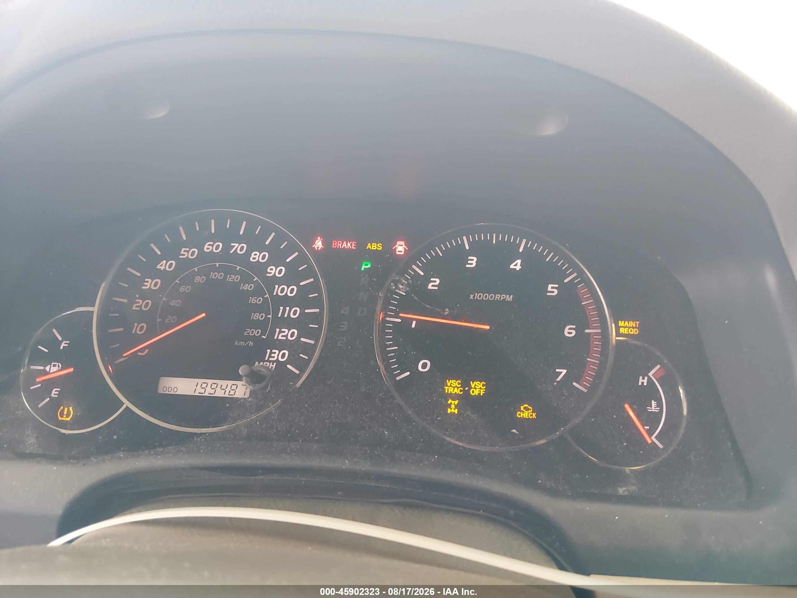2004 Lexus Gx 470   White vin: JTJBT20X240053410