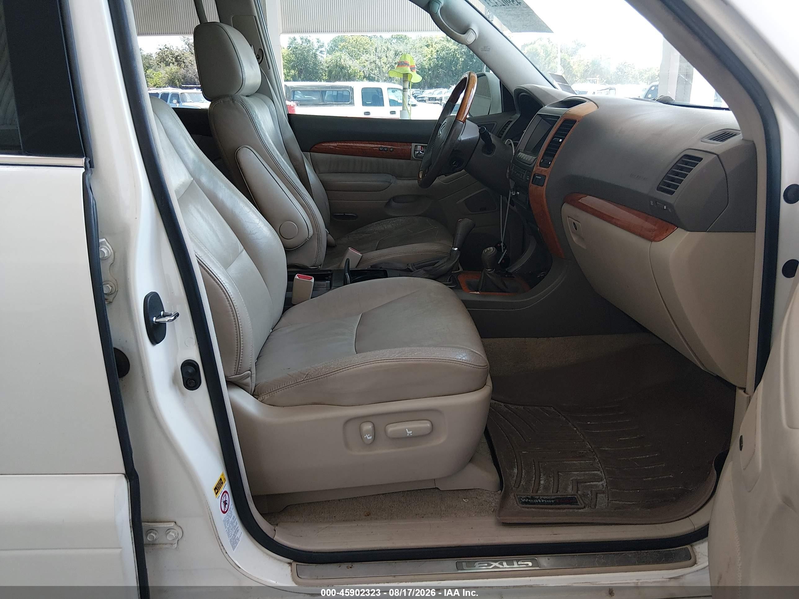2004 Lexus Gx 470   White vin: JTJBT20X240053410