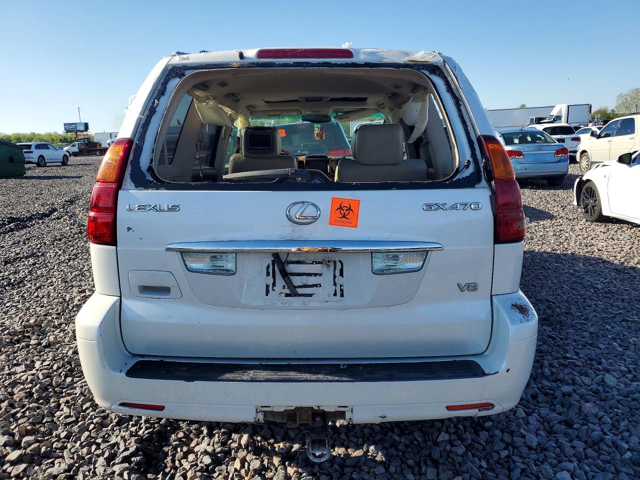 2004 Lexus Gx 470 Белый vin: JTJBT20X240054038