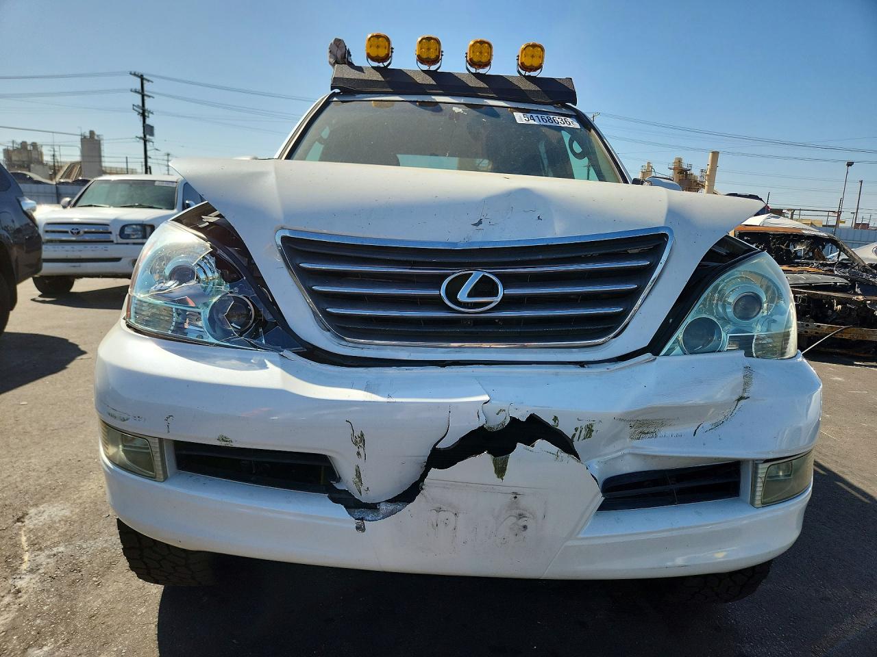 2004 Lexus Gx 470 White vin: JTJBT20X240068232