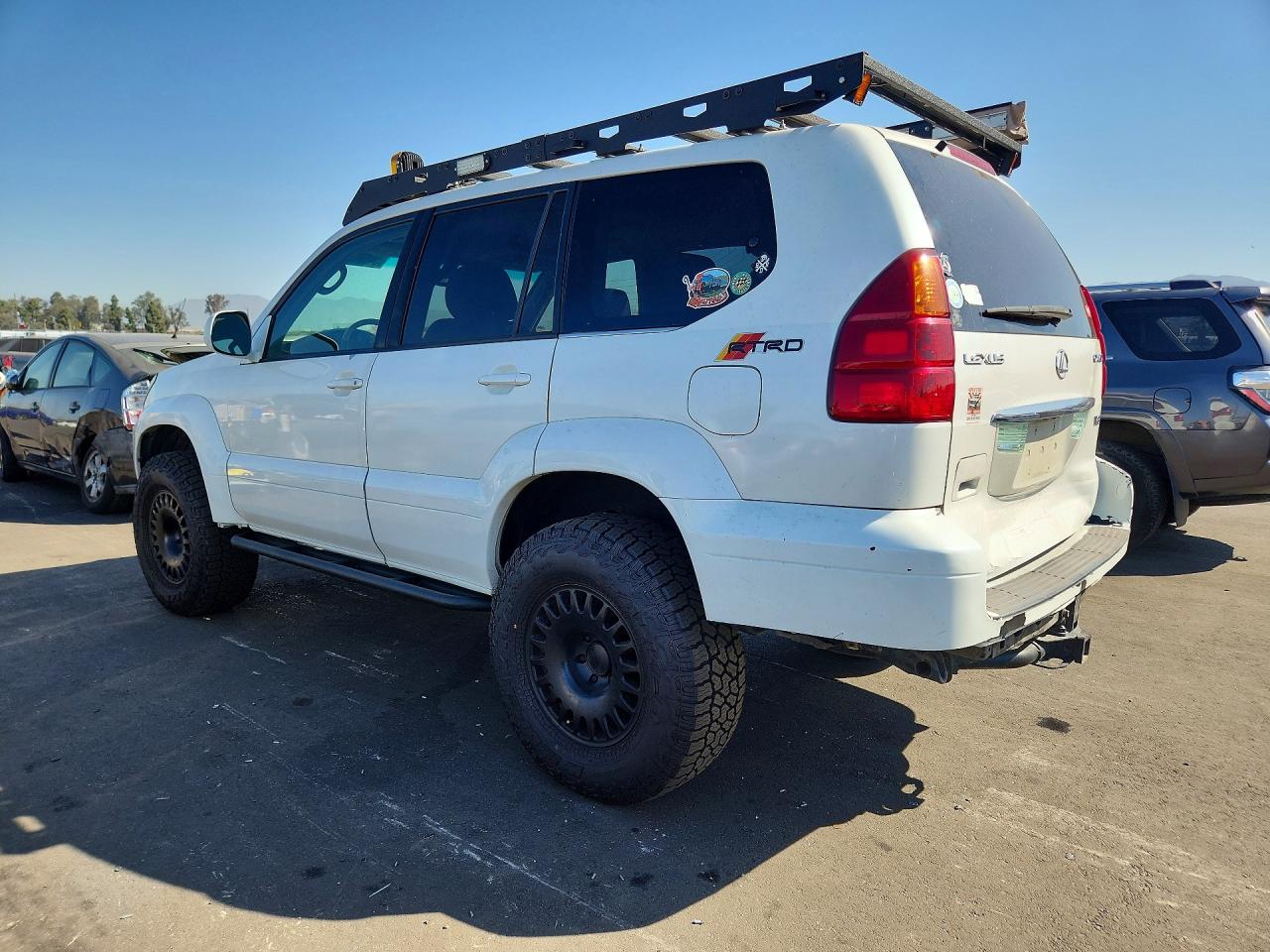 2004 Lexus Gx 470 White vin: JTJBT20X240068232