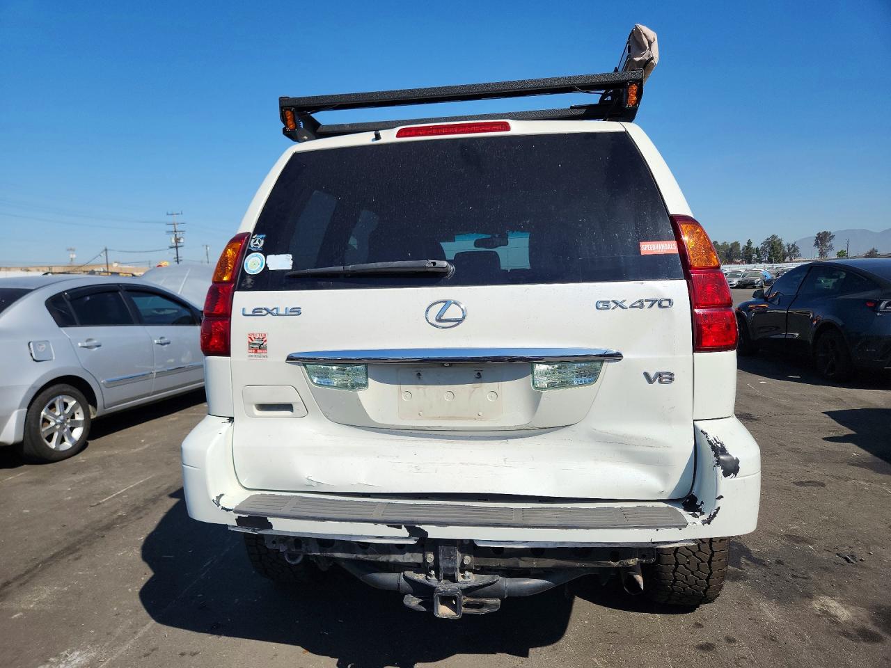 2004 Lexus Gx 470 White vin: JTJBT20X240068232