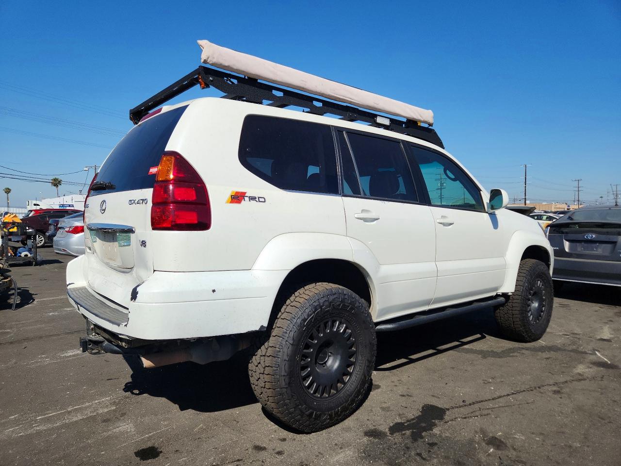 2004 Lexus Gx 470 White vin: JTJBT20X240068232