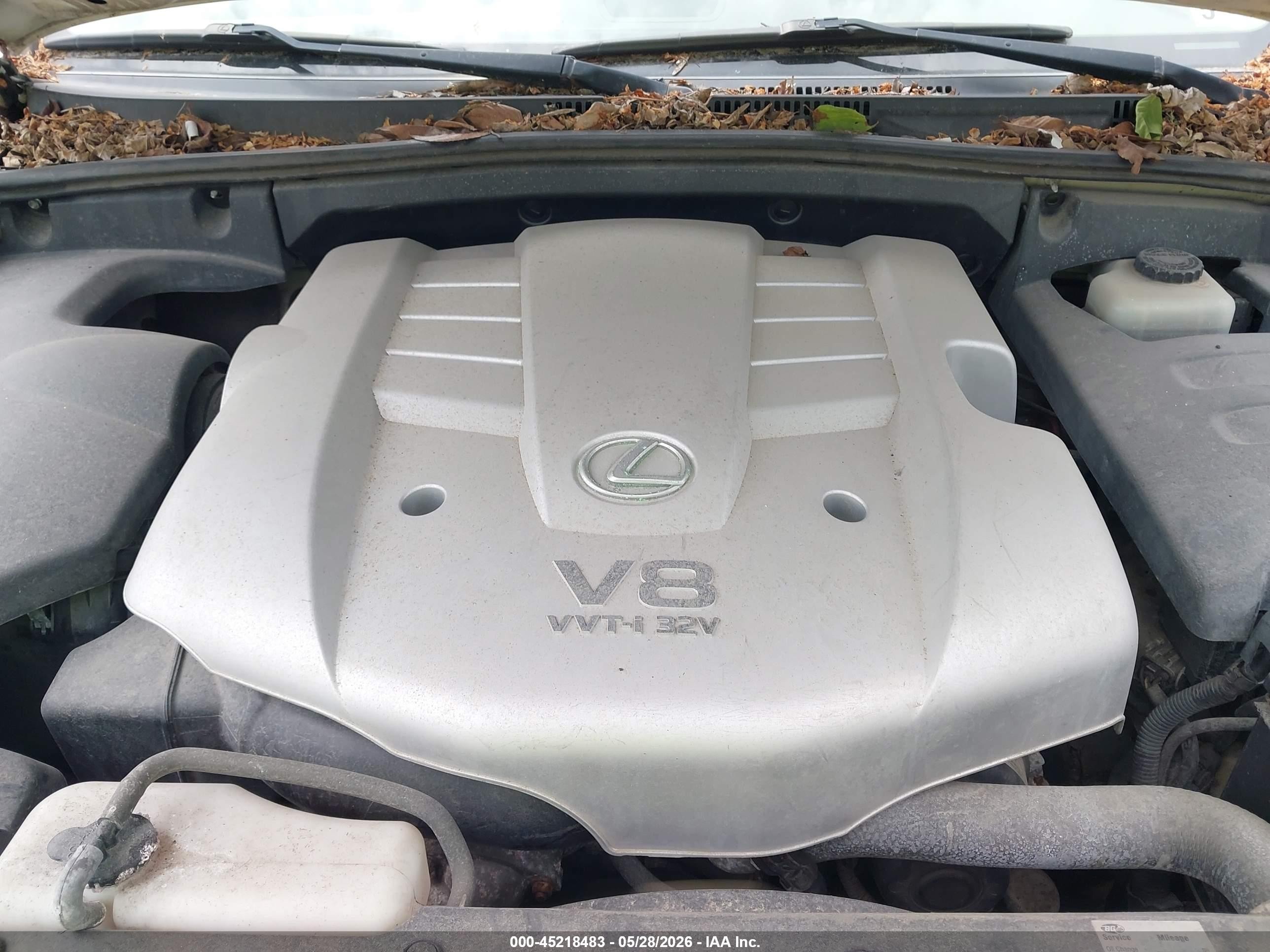 2005 Lexus Gx 470   White vin: JTJBT20X250086263