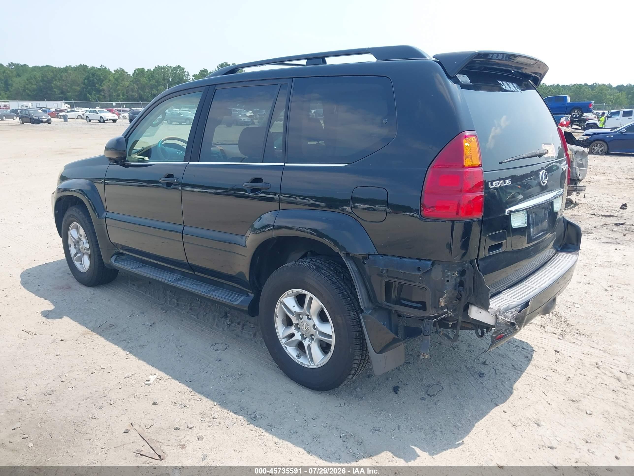 2006 Lexus Gx 470 Black vin: JTJBT20X260124091