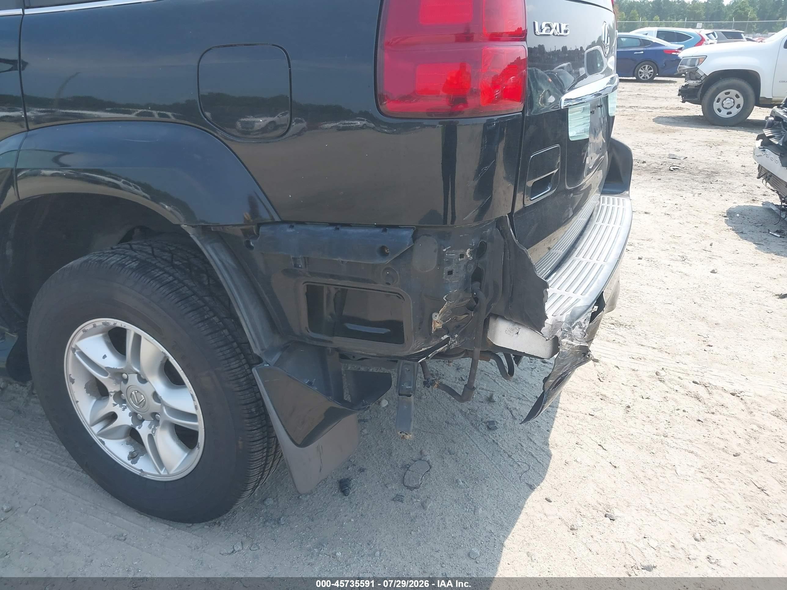 2006 Lexus Gx 470 Black vin: JTJBT20X260124091
