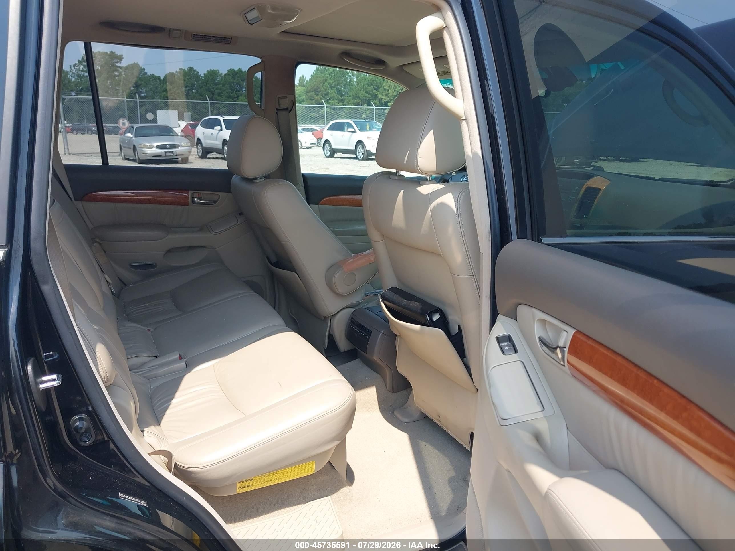 2006 Lexus Gx 470 Black vin: JTJBT20X260124091