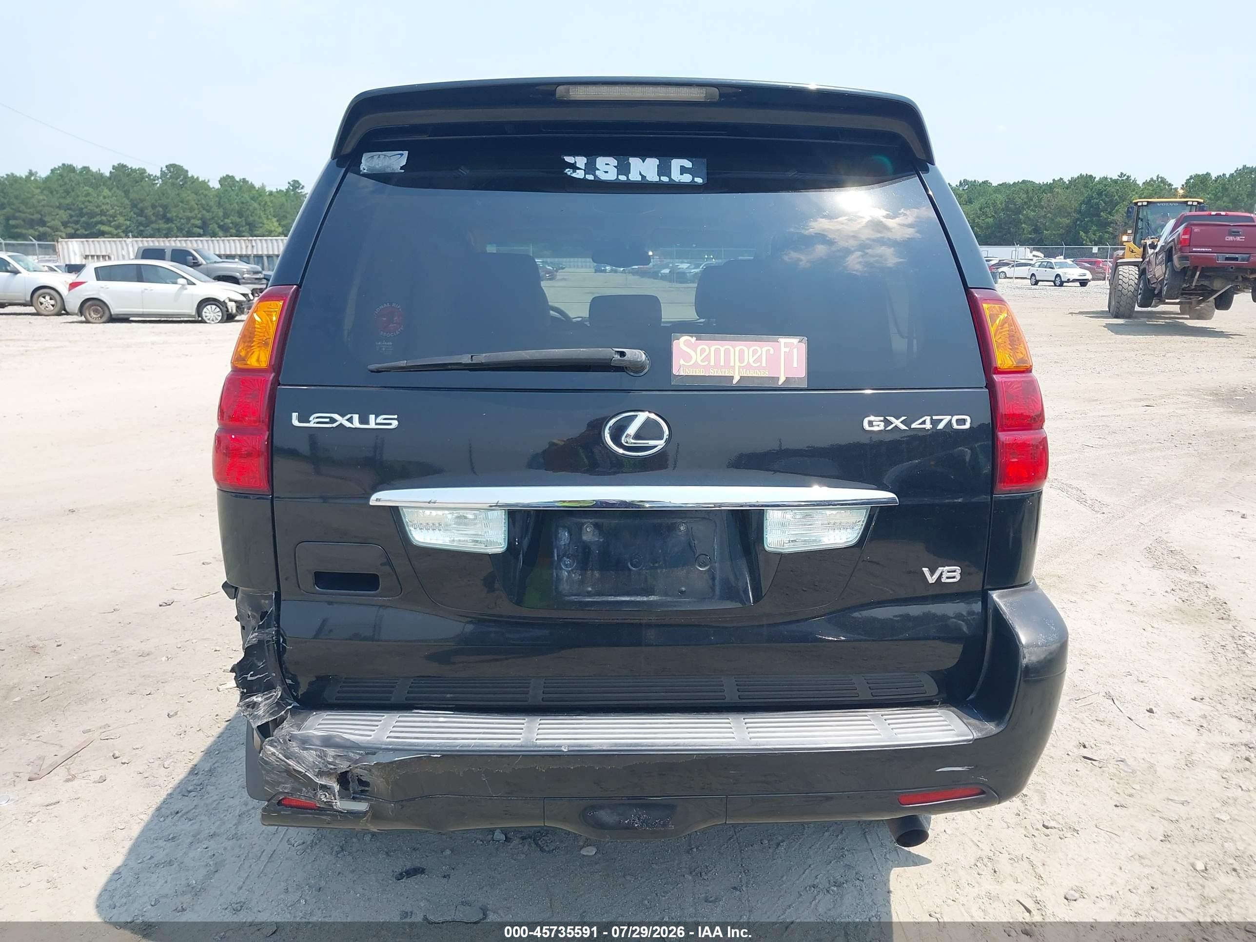 2006 Lexus Gx 470 Black vin: JTJBT20X260124091