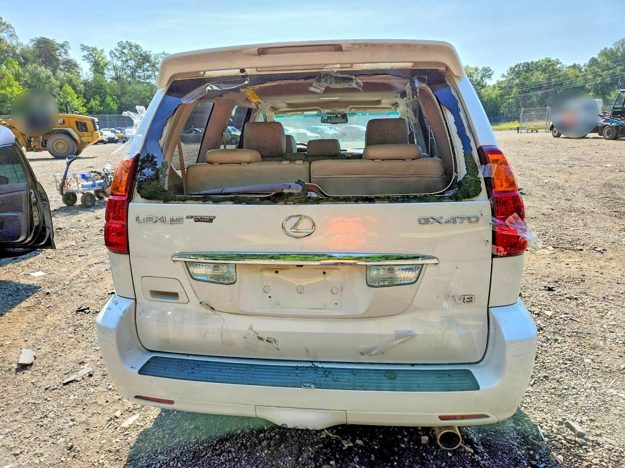 2007 Lexus Gx 470 White vin: JTJBT20X270127882