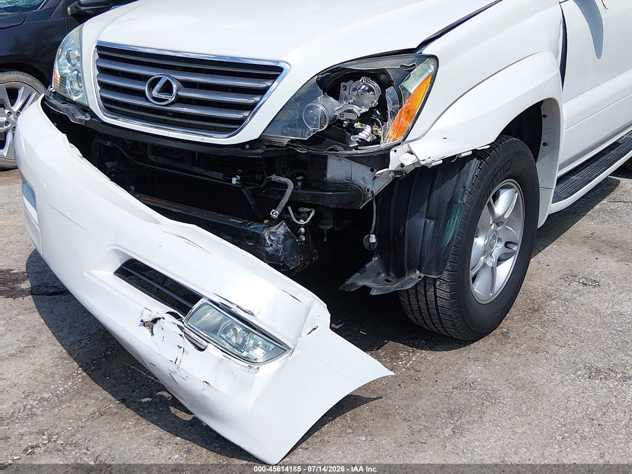 2007 Lexus Gx 470   Белый vin: JTJBT20X270140356