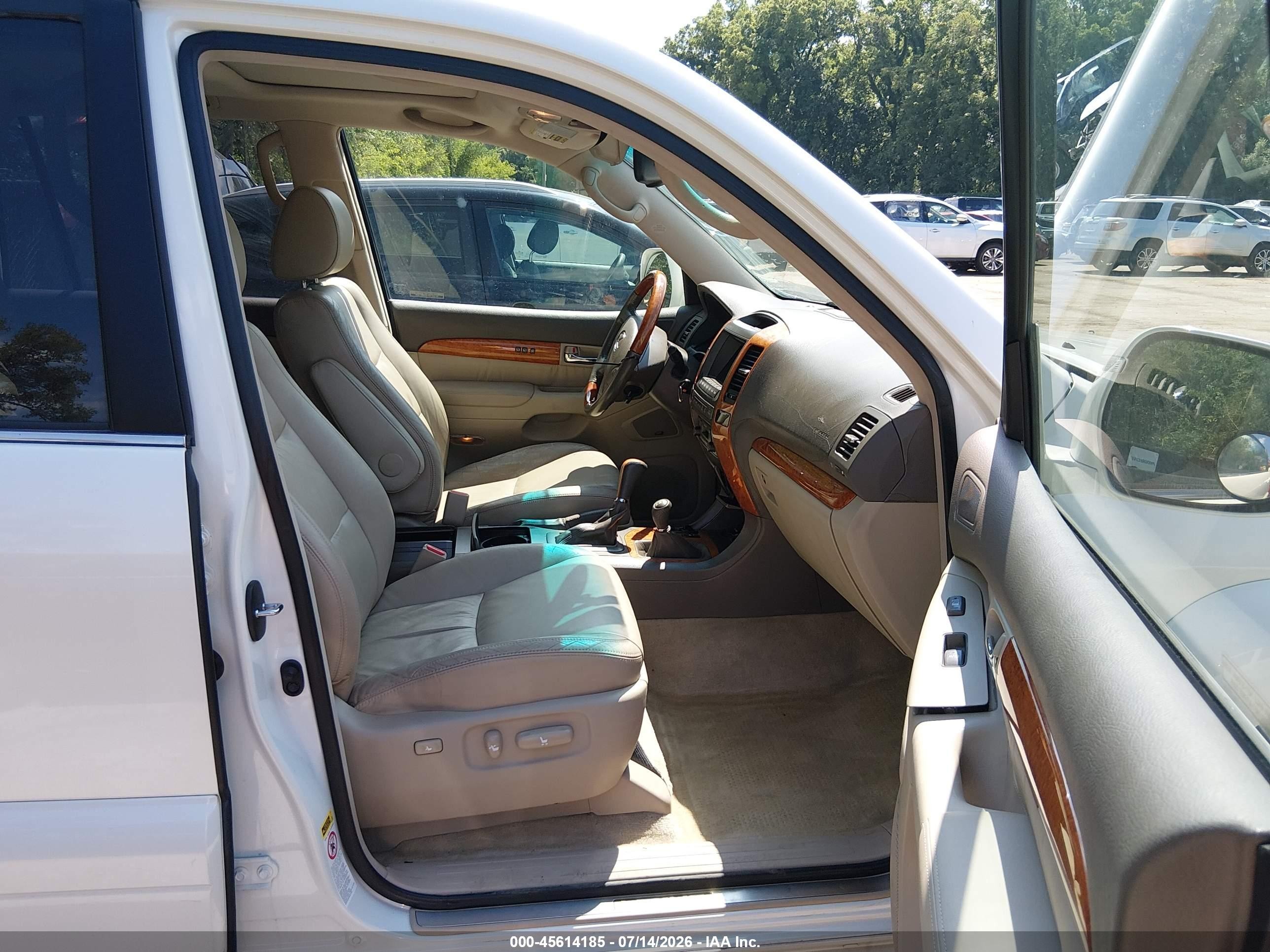 2007 Lexus Gx 470   Белый vin: JTJBT20X270140356